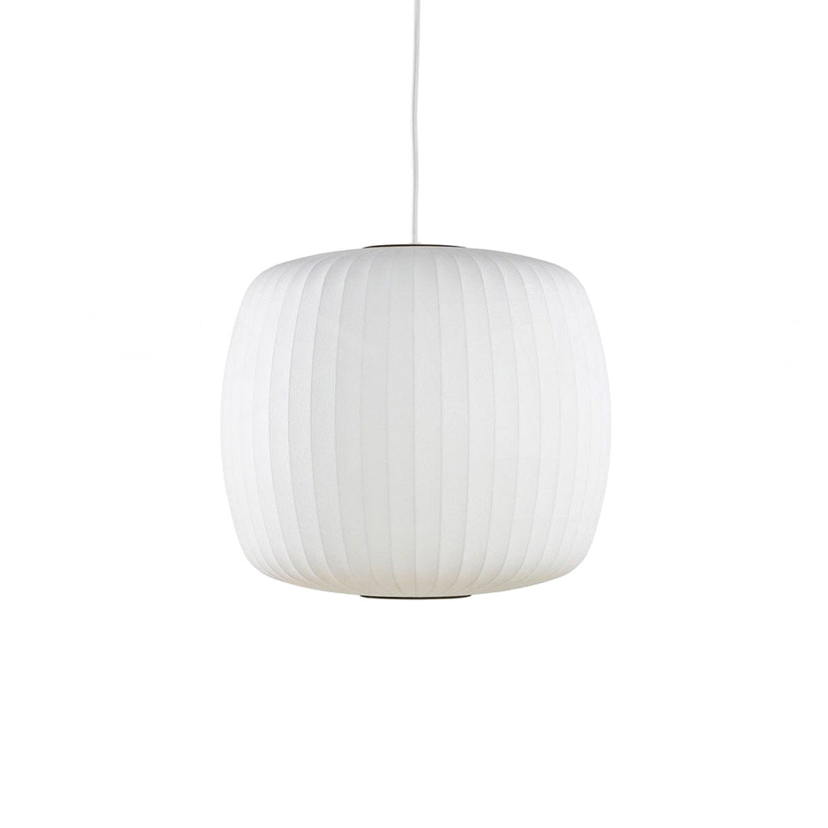 Bis hanglamp van zijde en staal