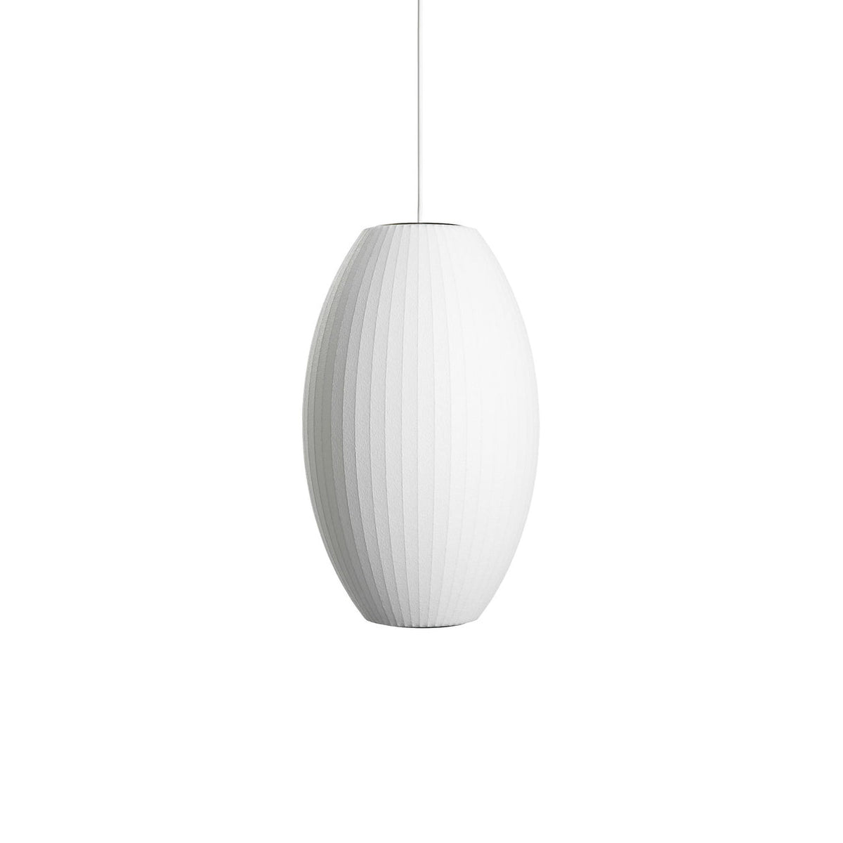 Bis hanglamp van zijde en staal