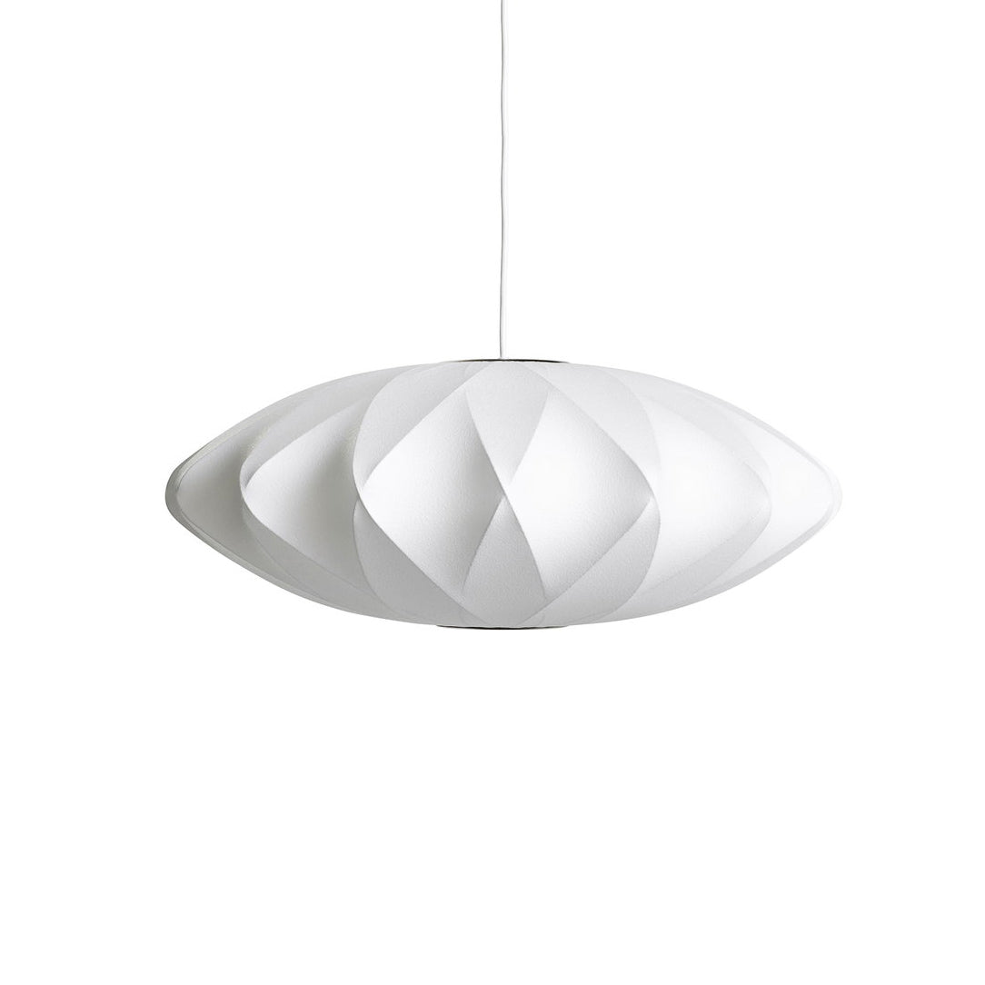Bis hanglamp van zijde en staal
