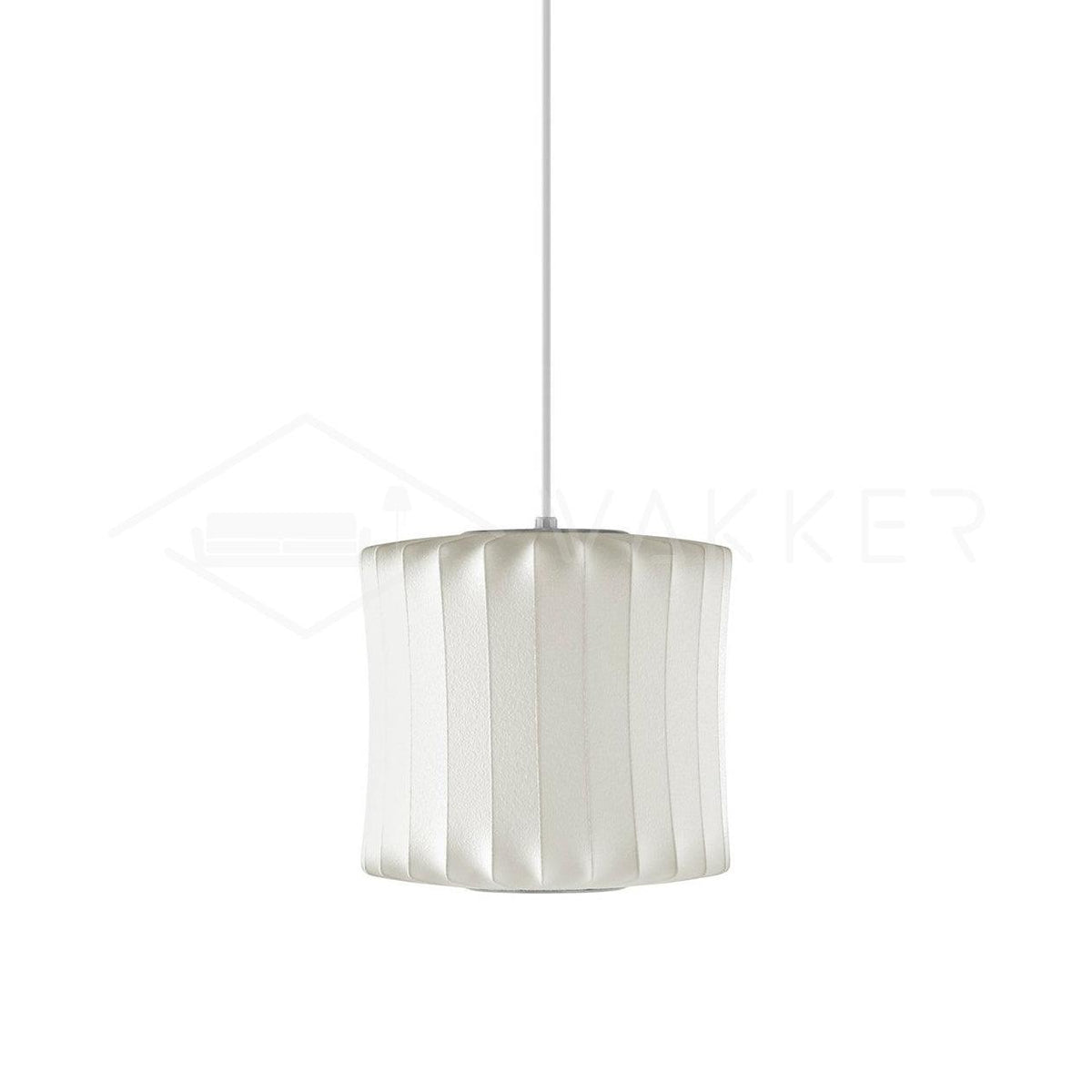 Bis hanglamp van zijde en staal