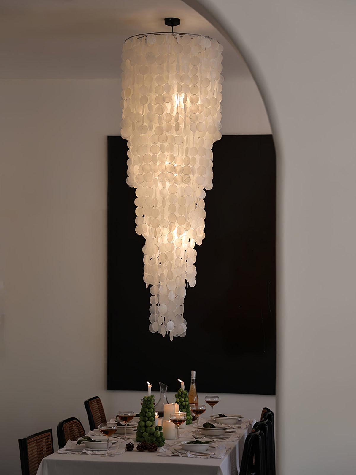 Eloryra Cascading Shell Kroonluchter