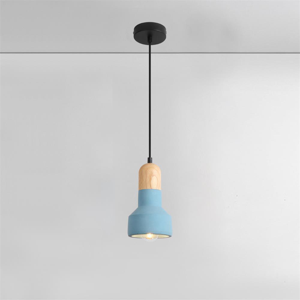 Trio Rustic hout hanglamp Grijs
