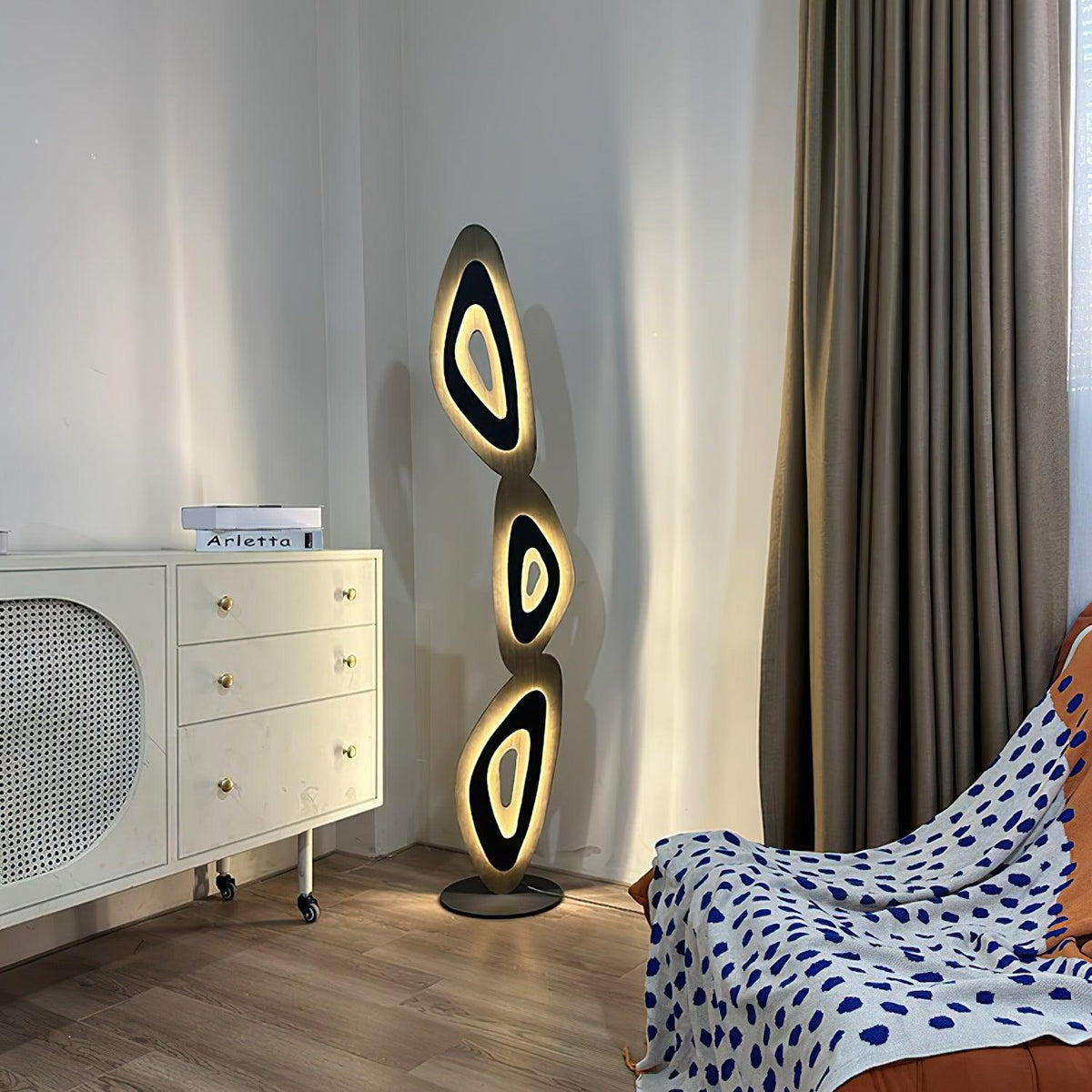 Isoloril Art Deco vloerlamp