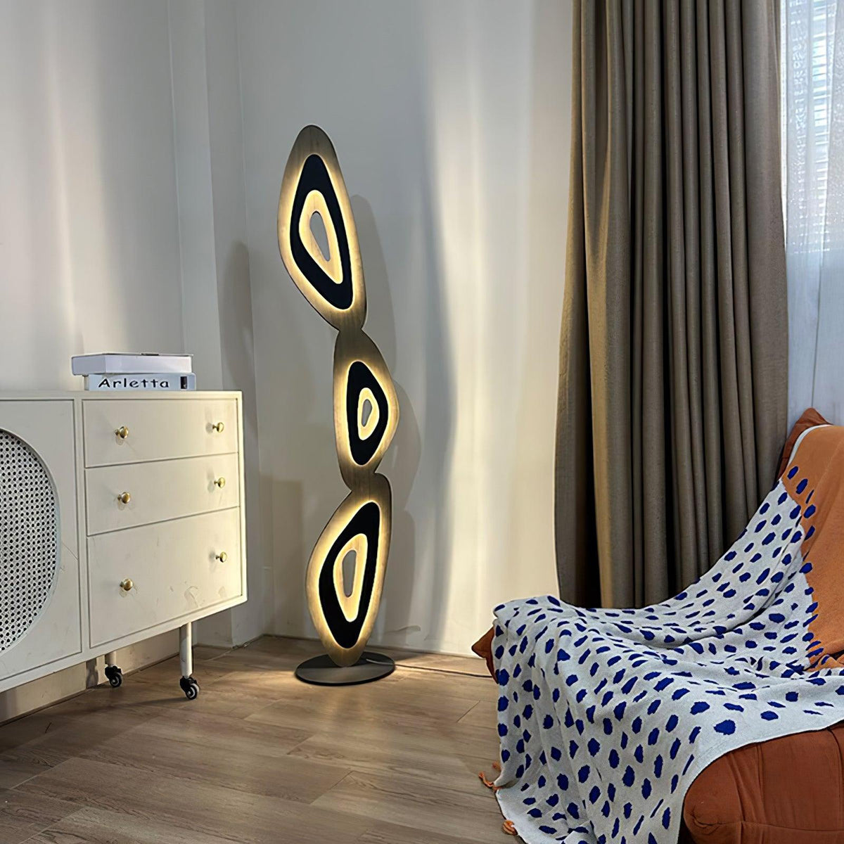 Isoloril Art Deco vloerlamp