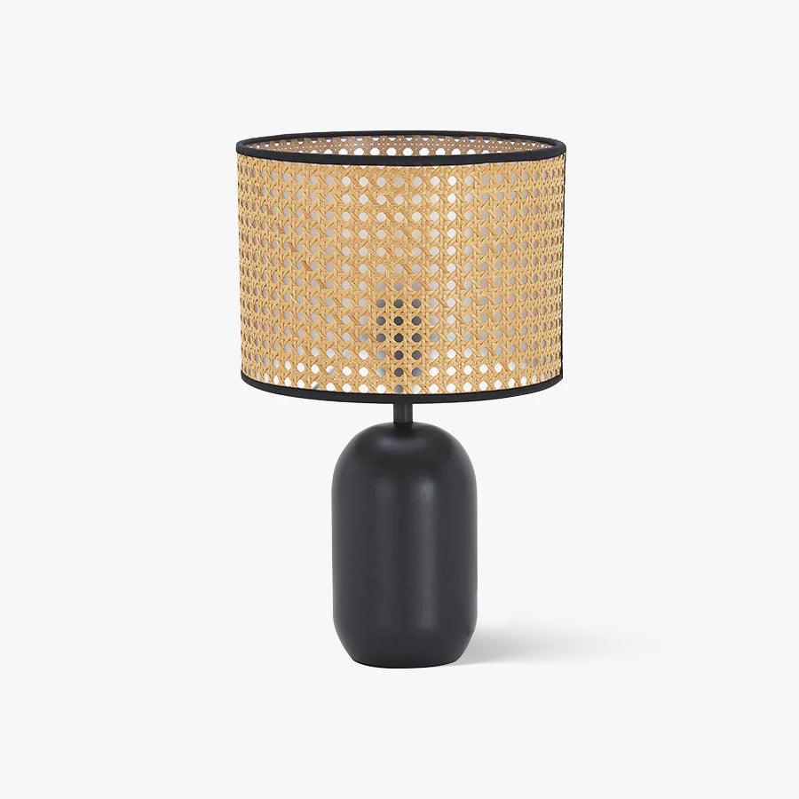 Ravarielle moderne tafellamp van bamboe