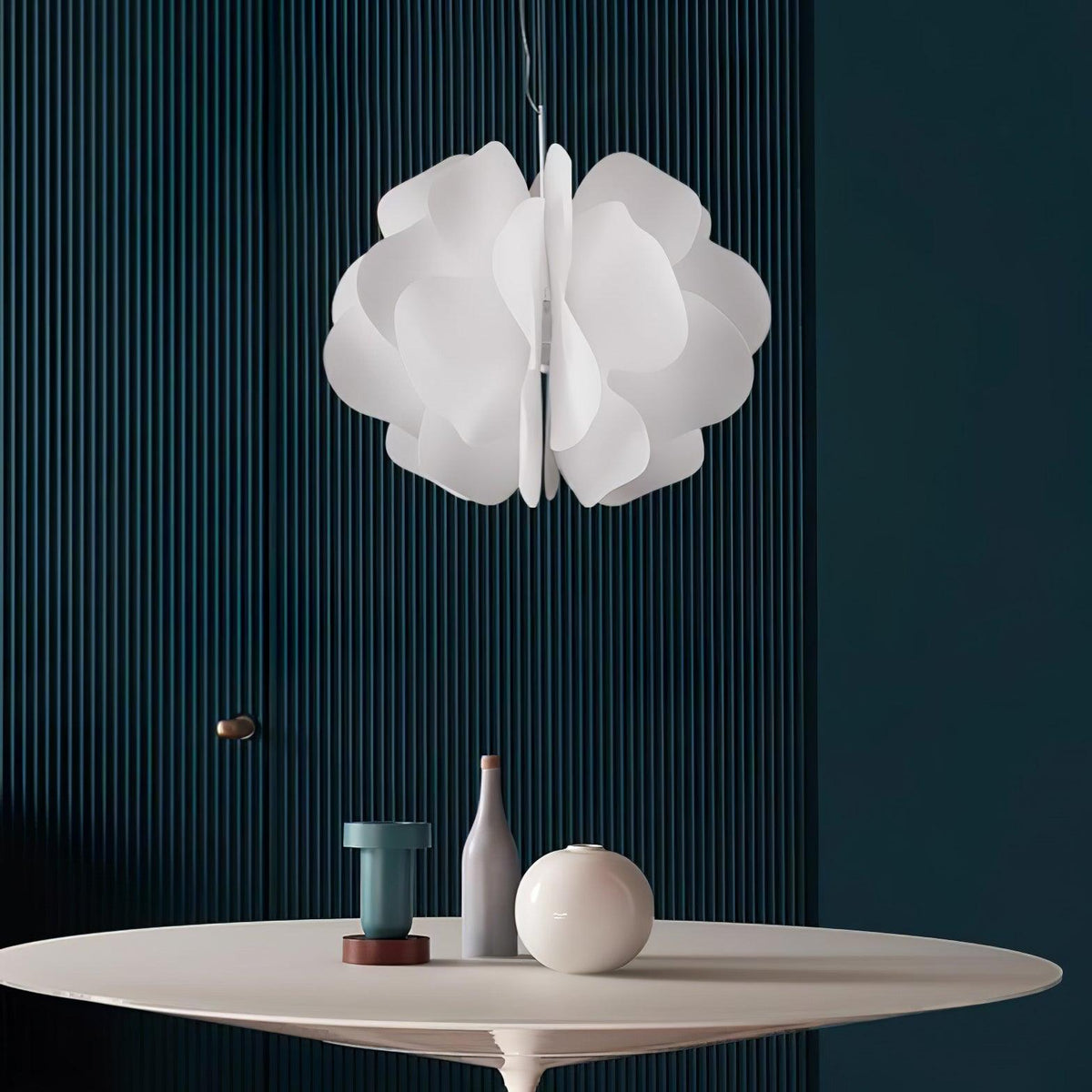 Orelisiella hanglamp plastic bloemmotief