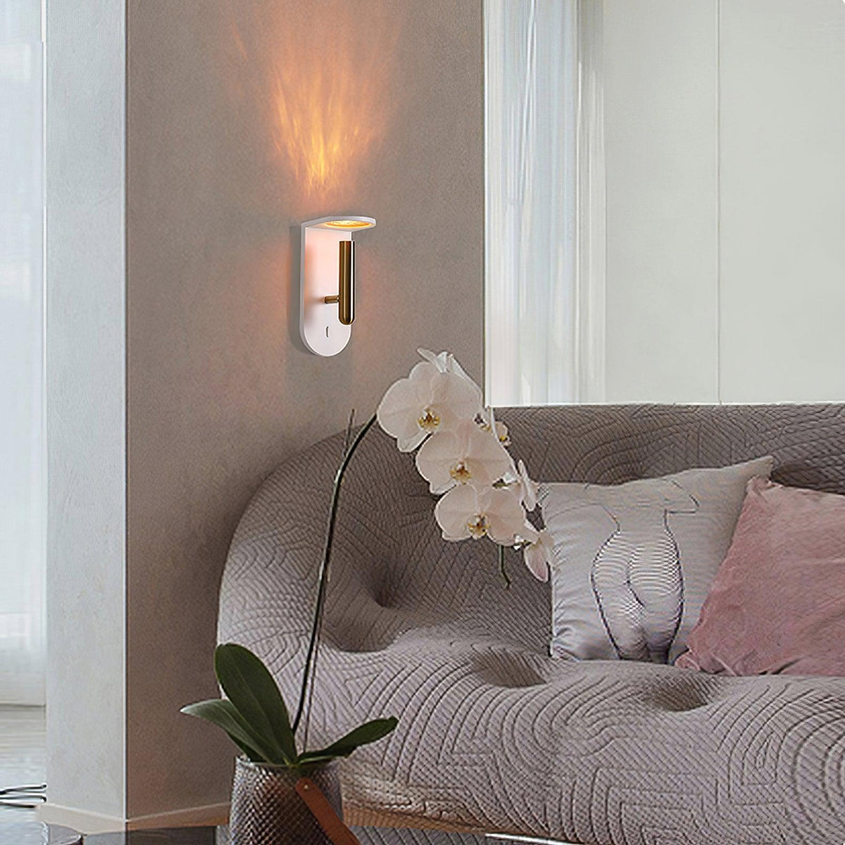 Caloaria wandlamp LED met aan/uit-knop