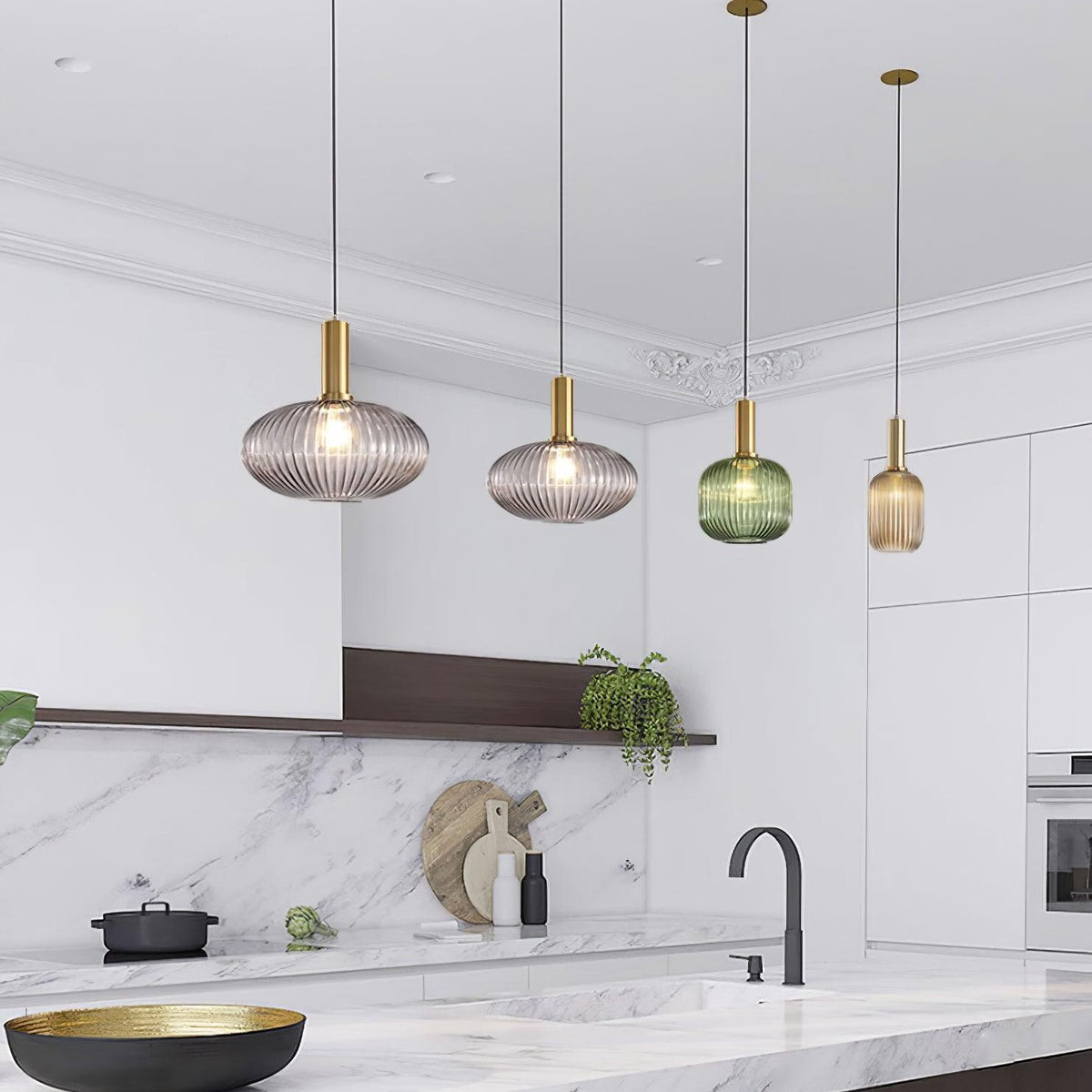 Miralelia Ribbed hanglamp