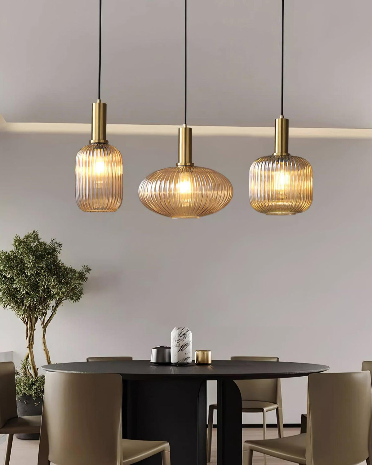 Miralelia Ribbed hanglamp