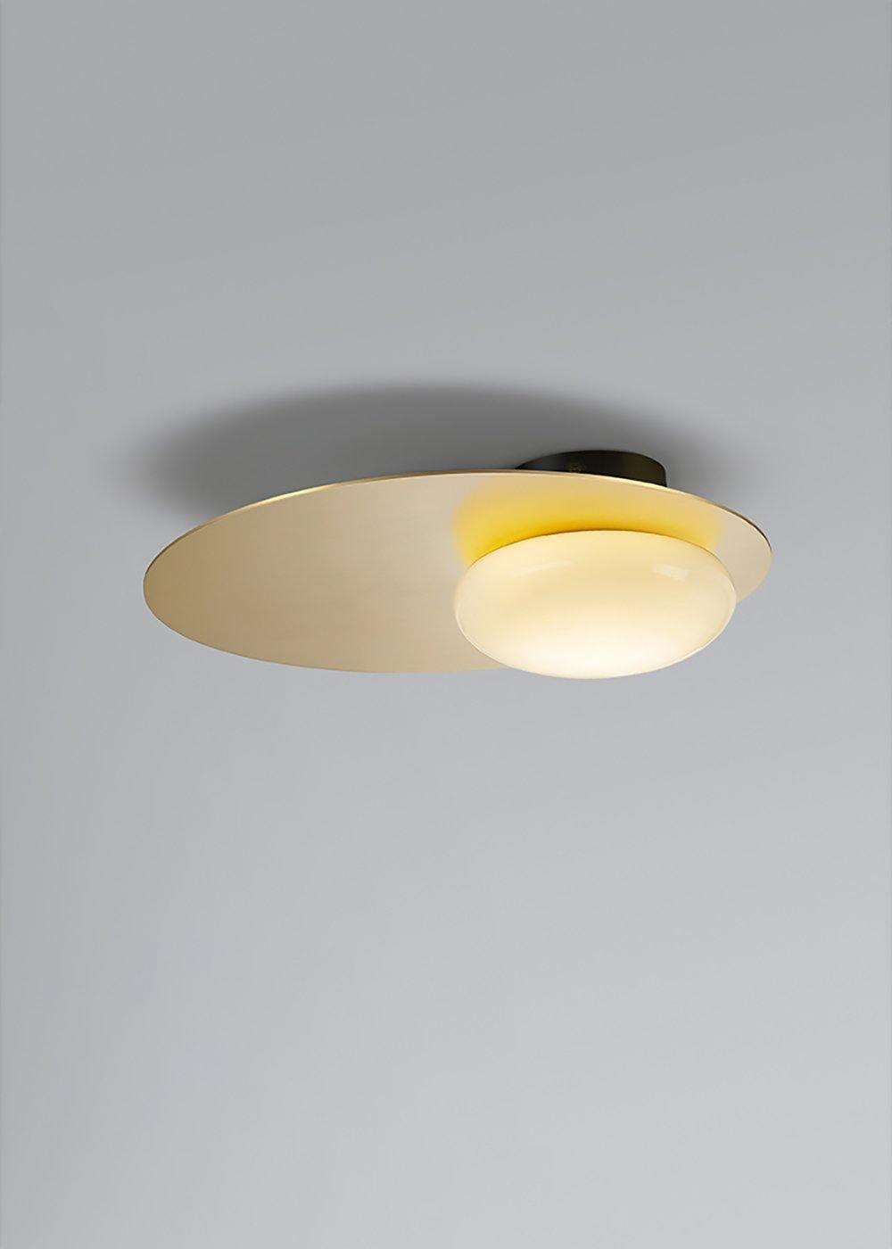 Ivsolion moderne minimalistische wandlamp met schuin glas