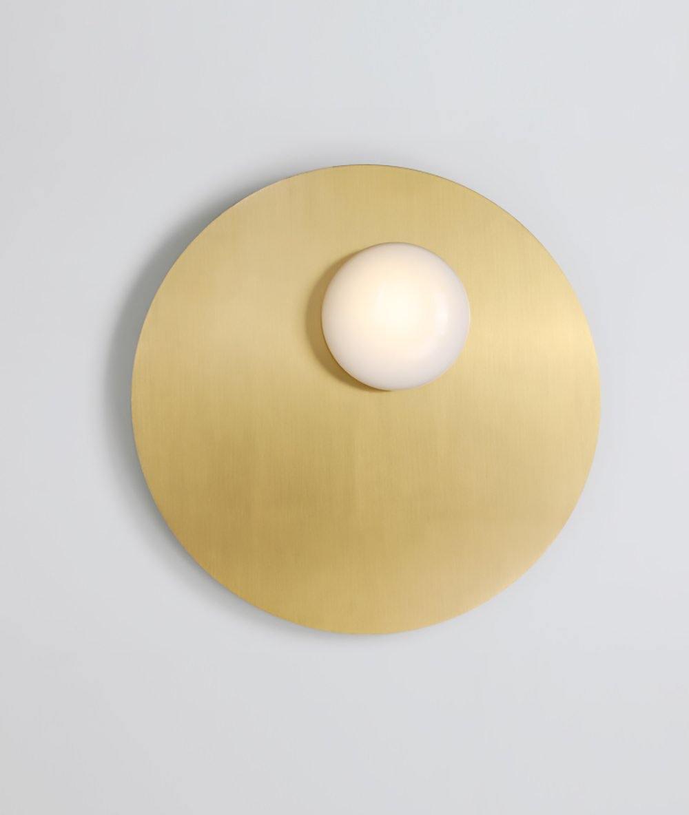 Ivsolion moderne minimalistische wandlamp met schuin glas
