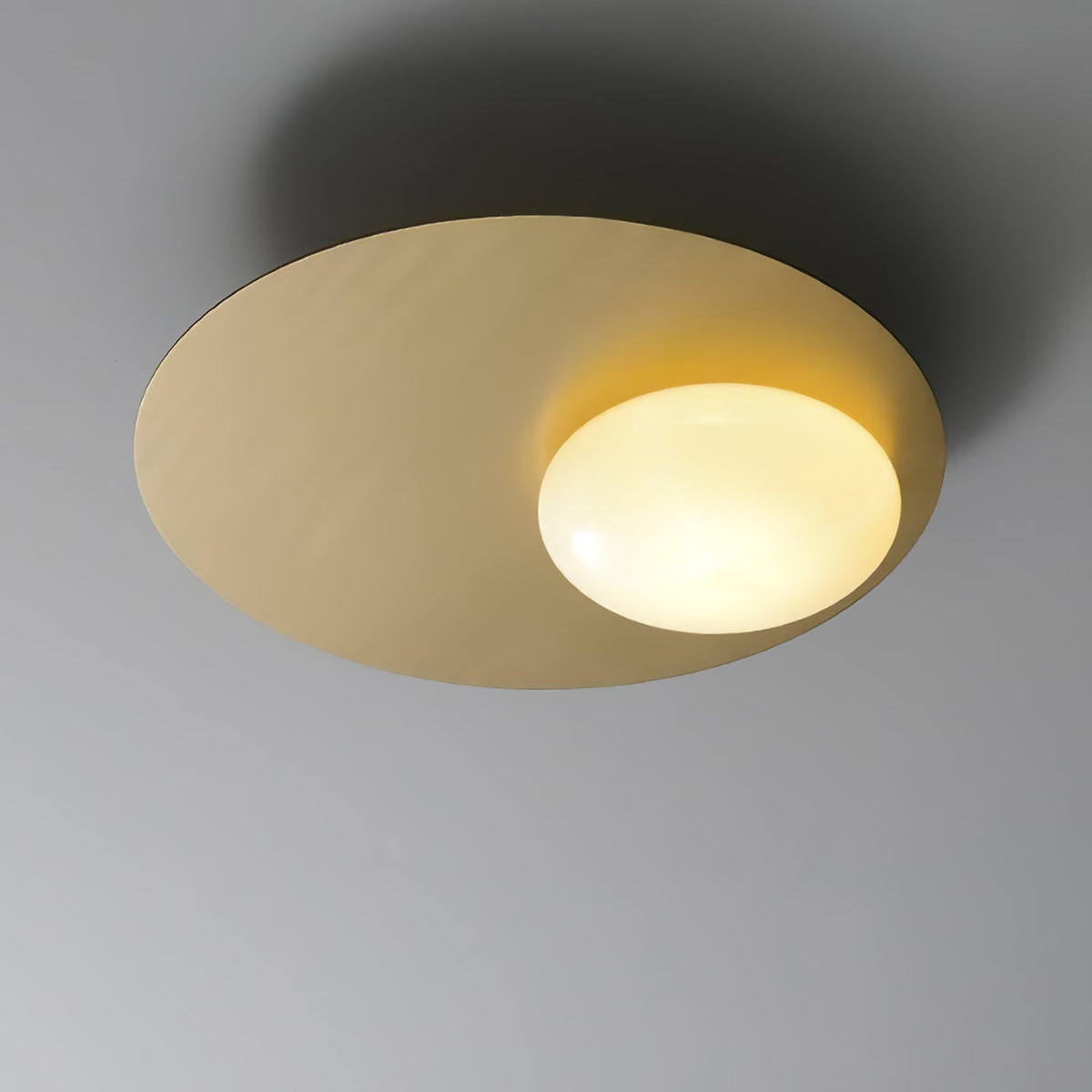 Ivsolion moderne minimalistische wandlamp met schuin glas