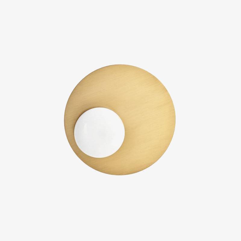 Ivsolion moderne minimalistische wandlamp met schuin glas