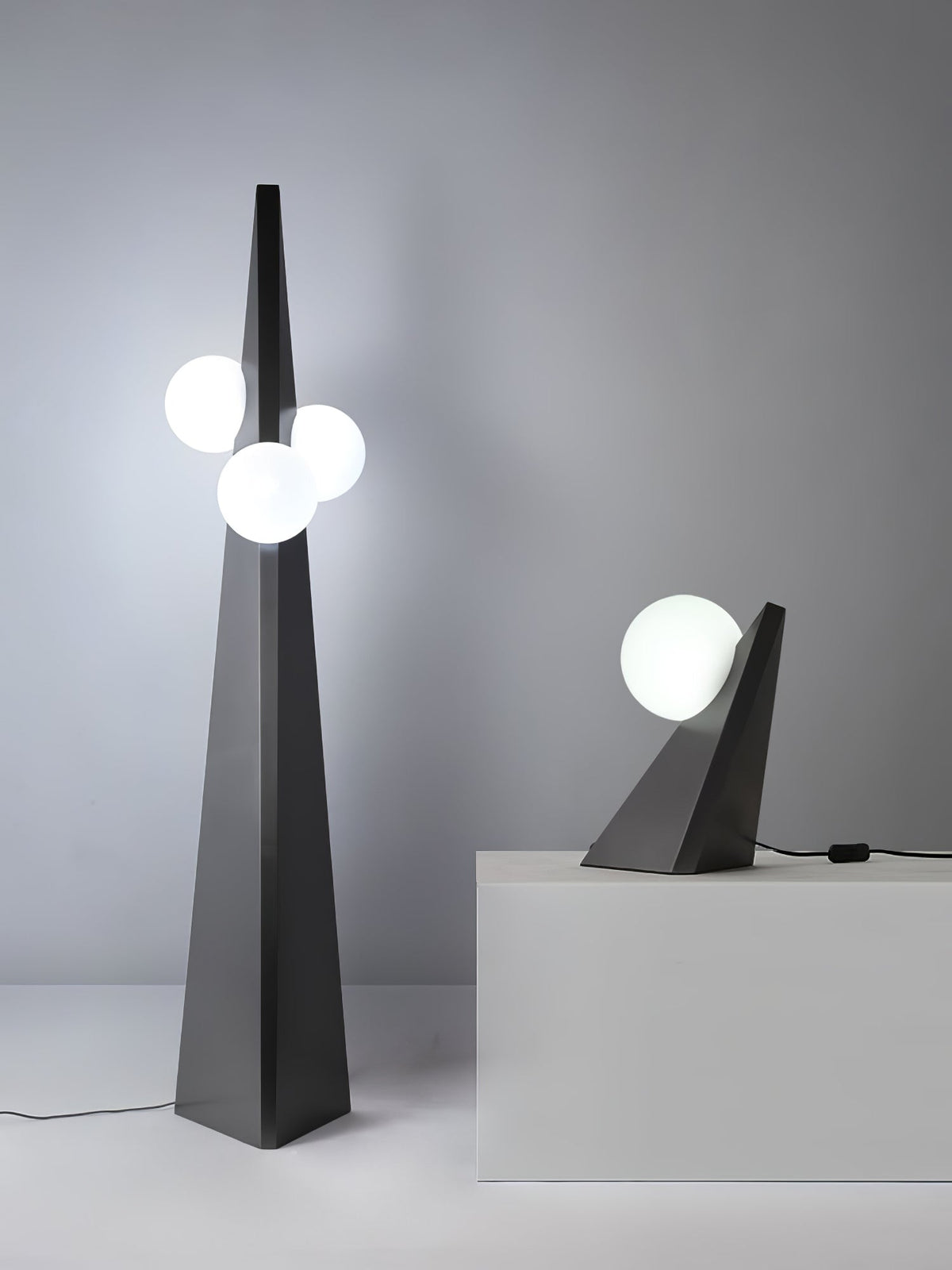 Lymarora sculpturale vloerlamp