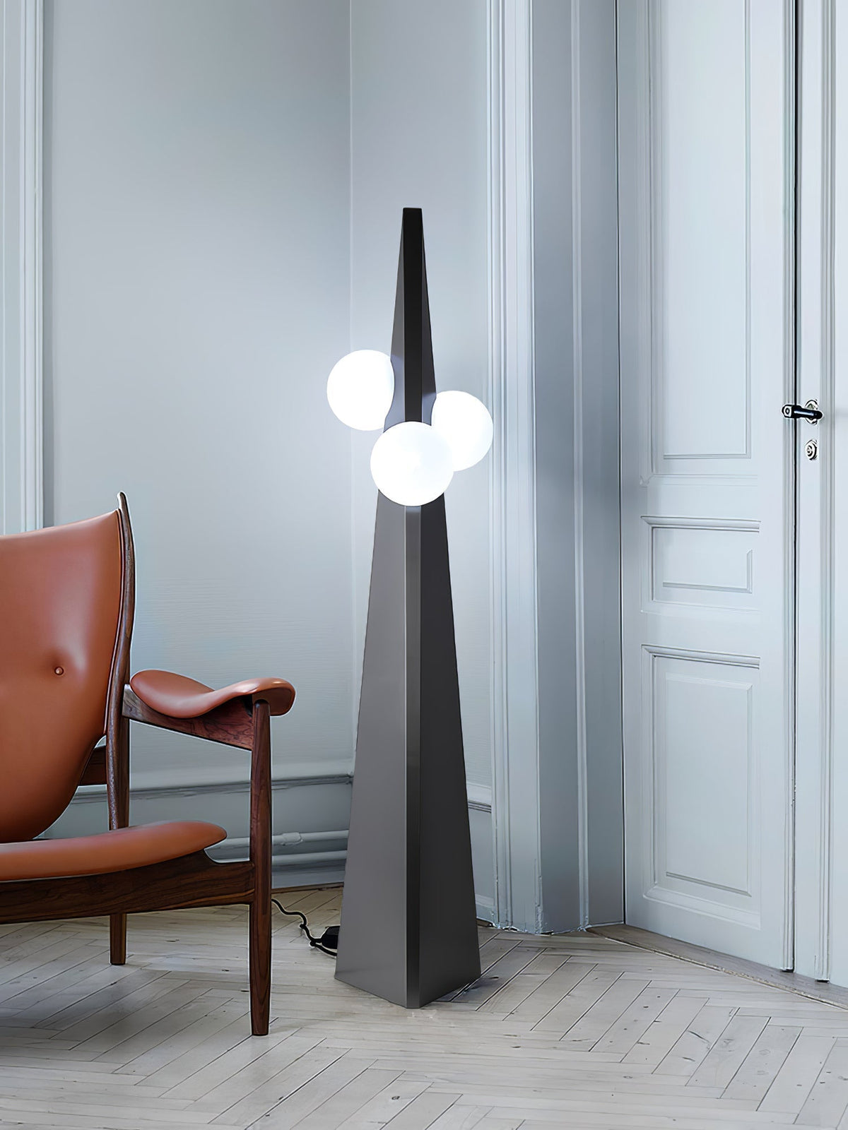 Lymarora sculpturale vloerlamp