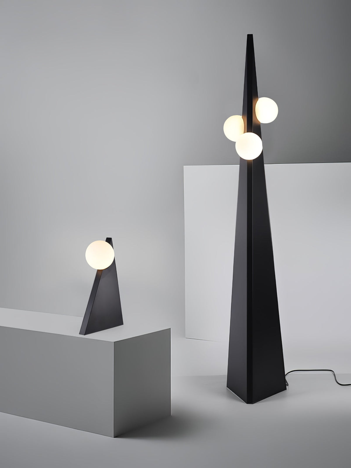 Lymarora sculpturale vloerlamp