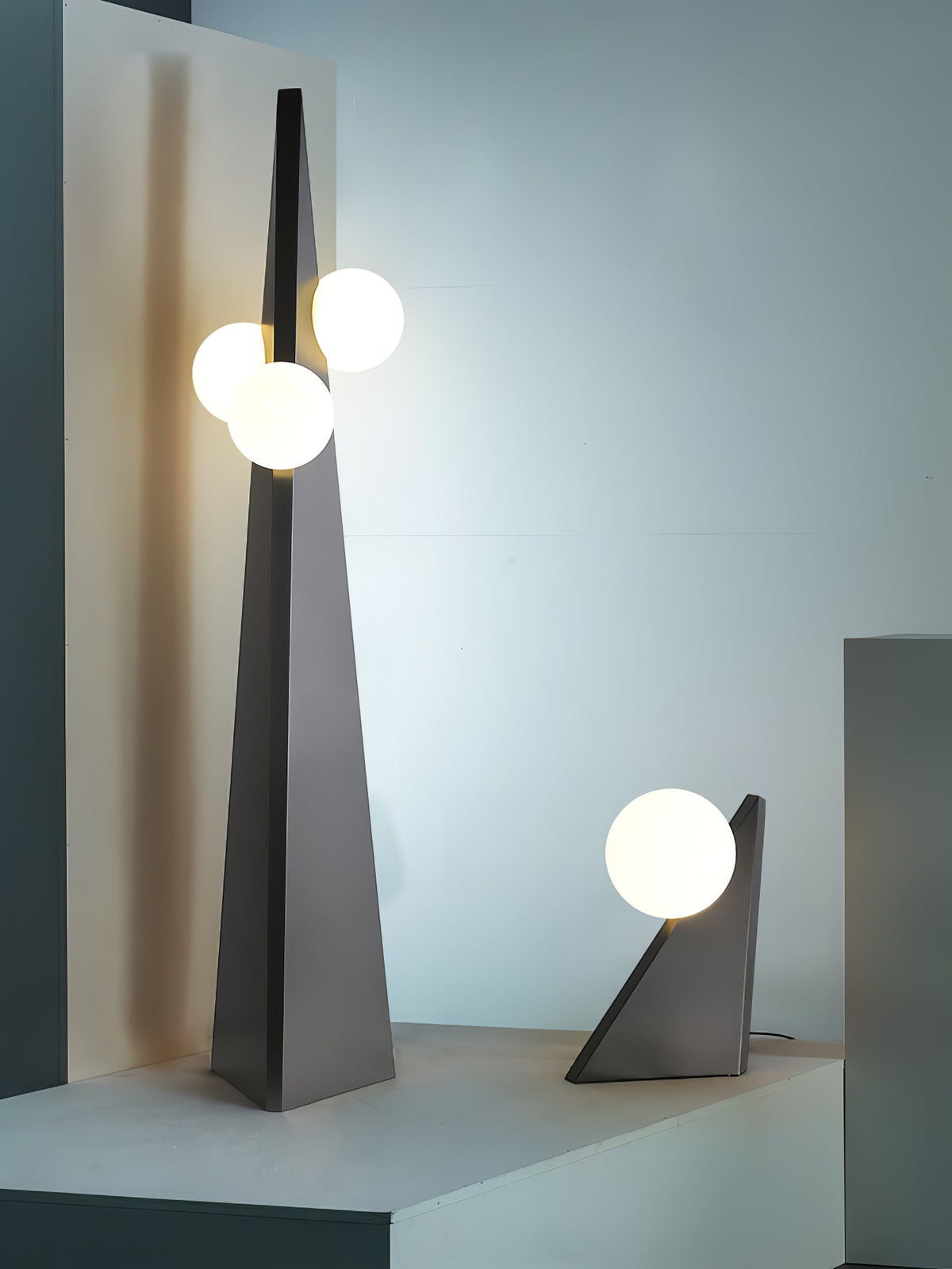 Lymarora sculpturale vloerlamp