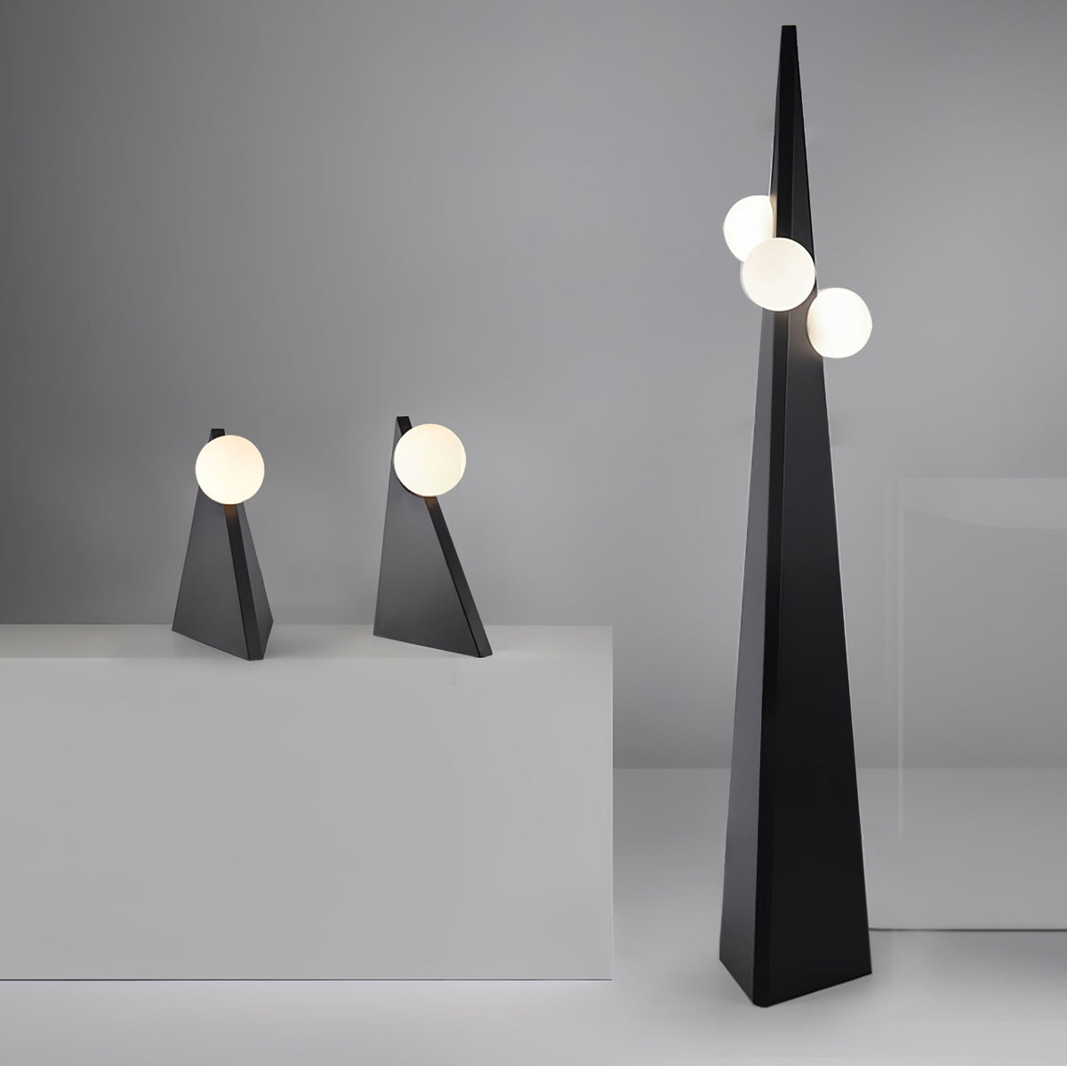Lymarora sculpturale vloerlamp