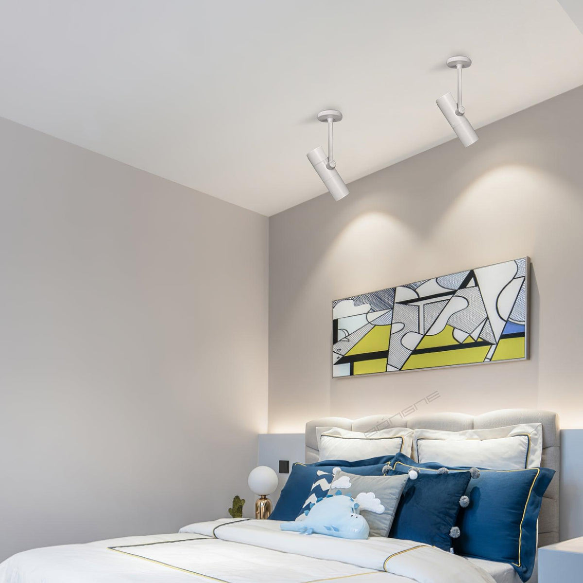 Divi plafondlamp cilindervormige spot industriële stijl voor loft of studie