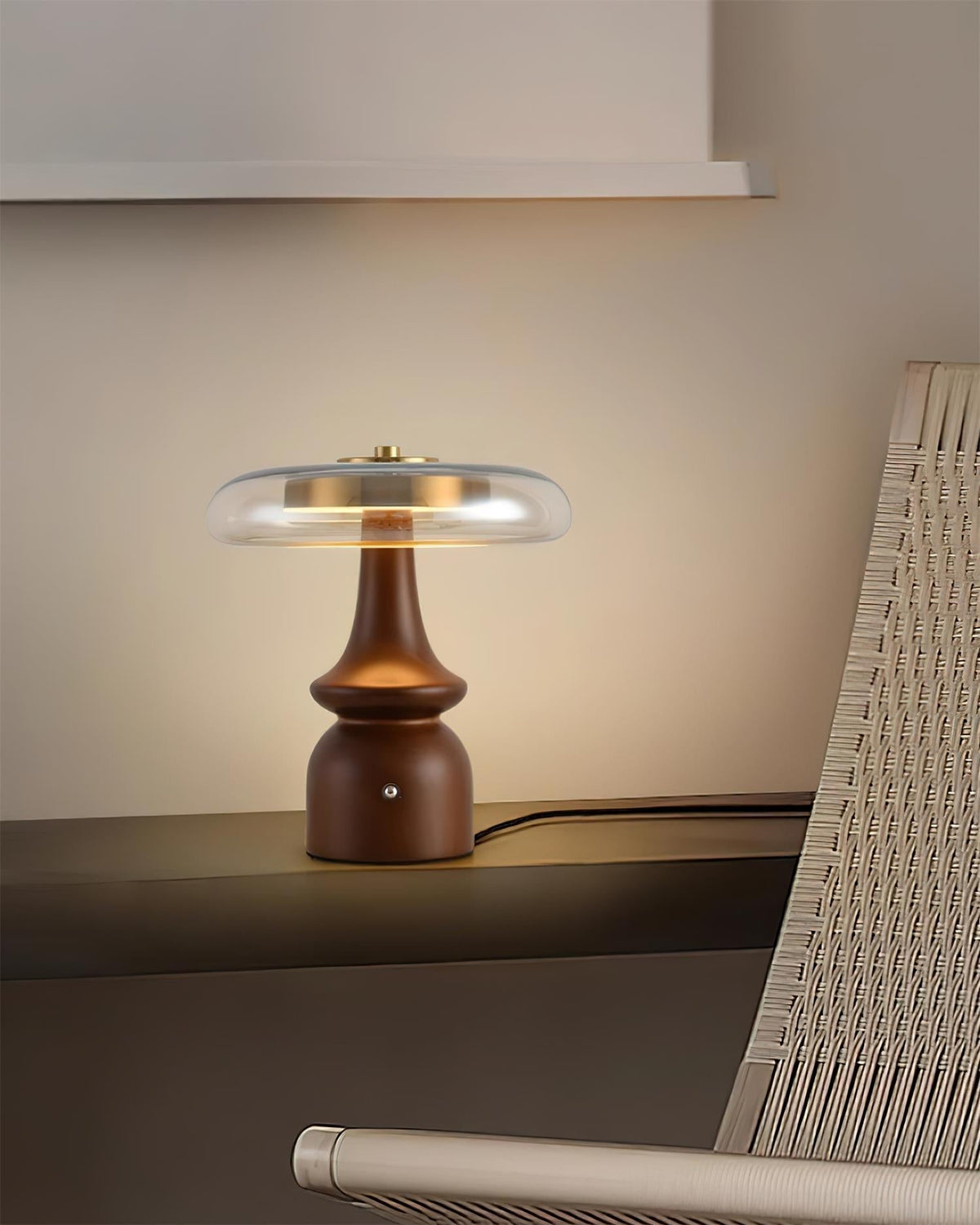 Moro Retro Houten tafellamp