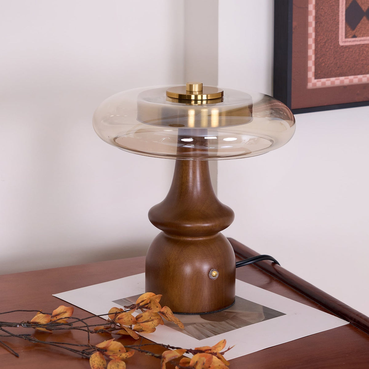 Moro Retro Houten tafellamp