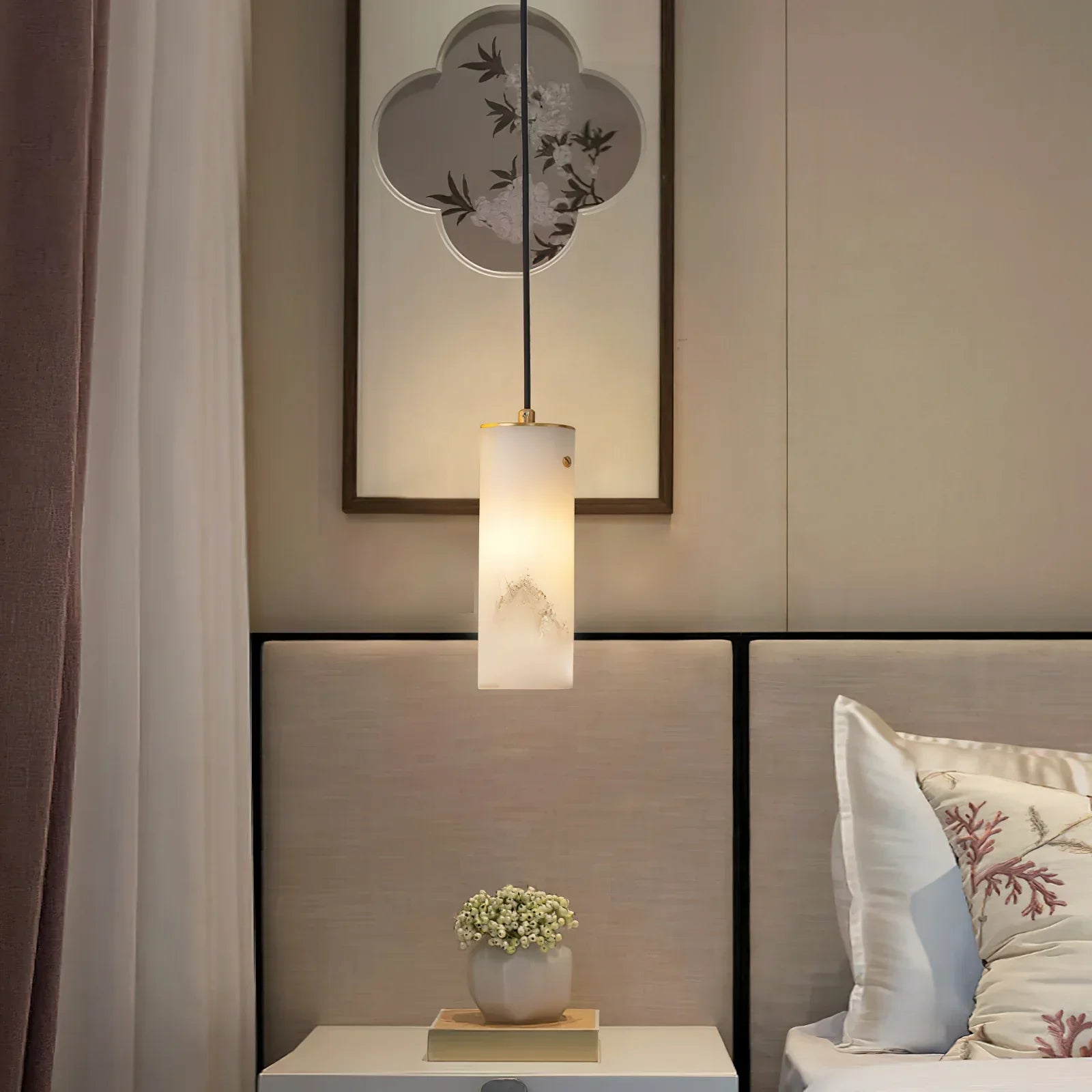 Ozawa Modern Ronde Metaal Hars Hanglampen Slaapkamer Eetkamer