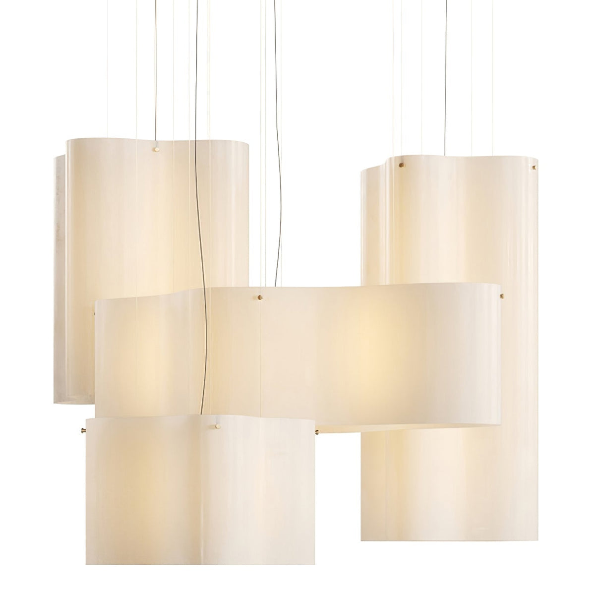 Evelan hanglamp met moderne kunstmatige wolkenvorm