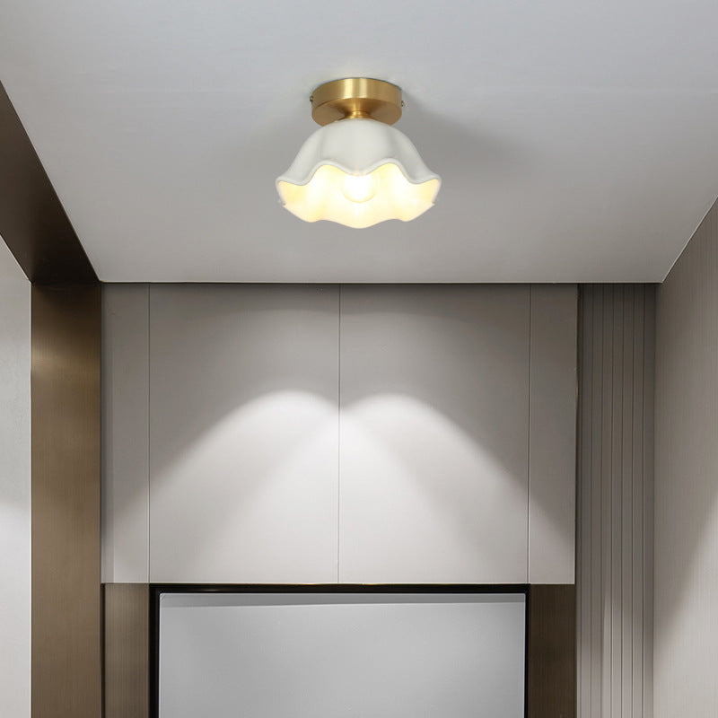 Sanna Retro Design LED Plafondlamp Metaal Glas Woonkamer Keuken