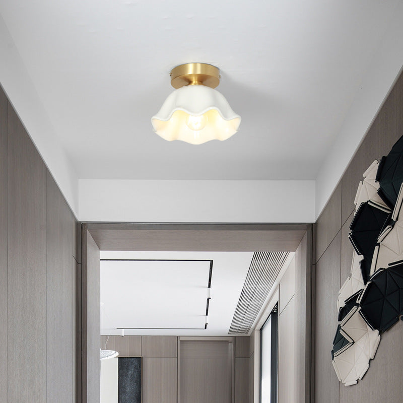 Sanna Retro Design LED Plafondlamp Metaal Glas Woonkamer Keuken