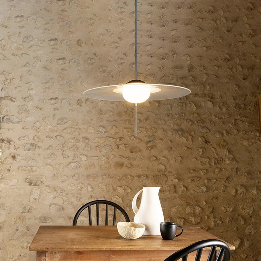 Cairns Modern Ronde Hanglampen Glas Acryl Eetkamer