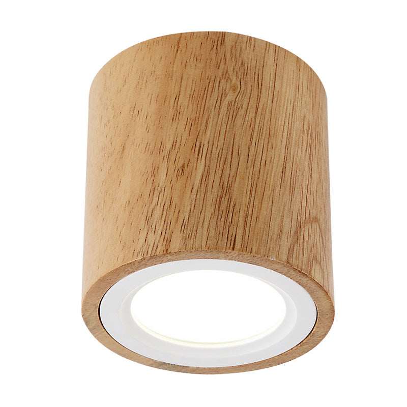 Ozawa Kleine LED Plafondlampen Hout Metaal Woonkamer Eetkamer