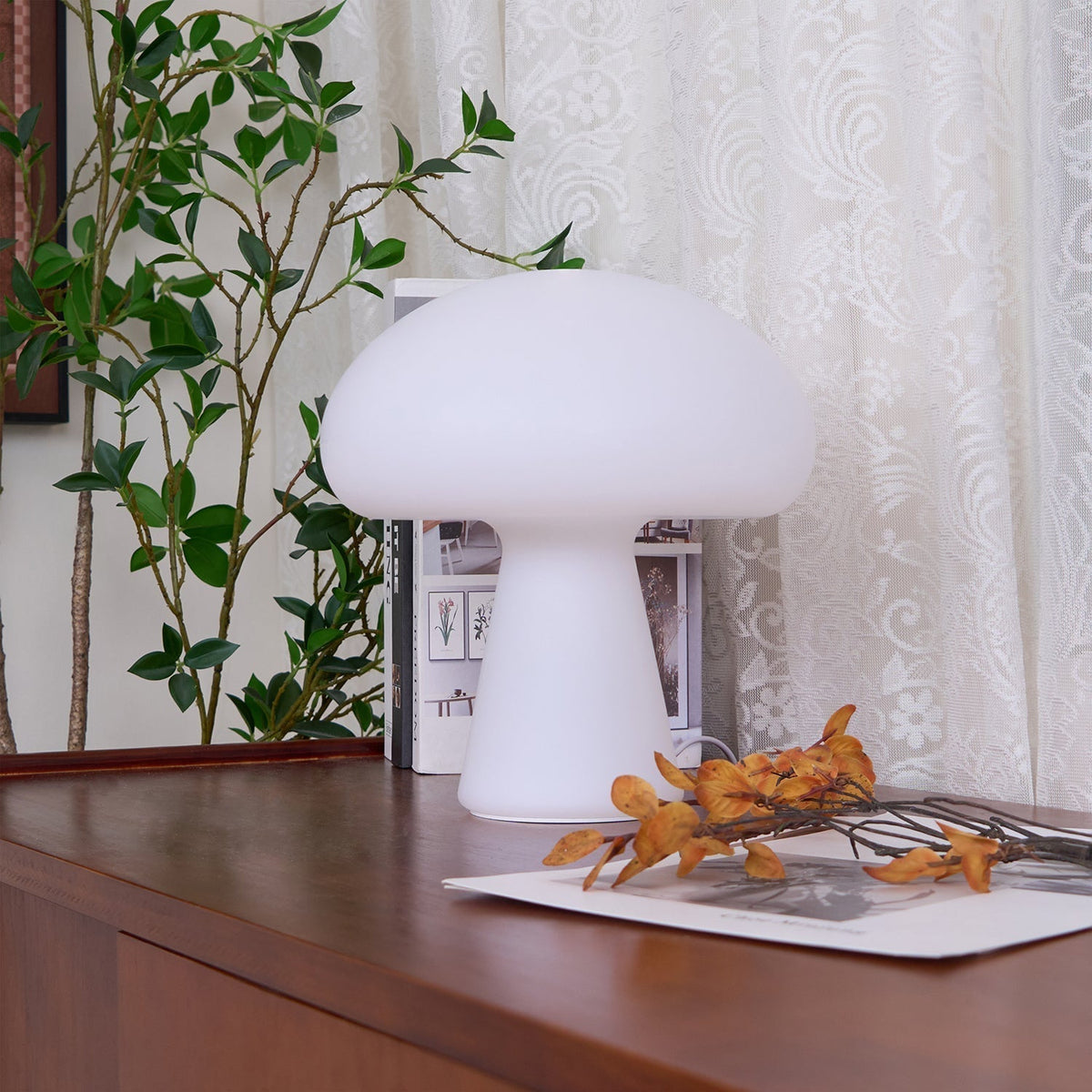 Ombra Whimsical tafellamp met glazen kap