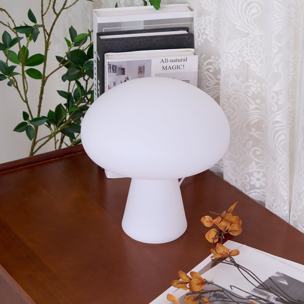 Ombra Whimsical tafellamp met glazen kap