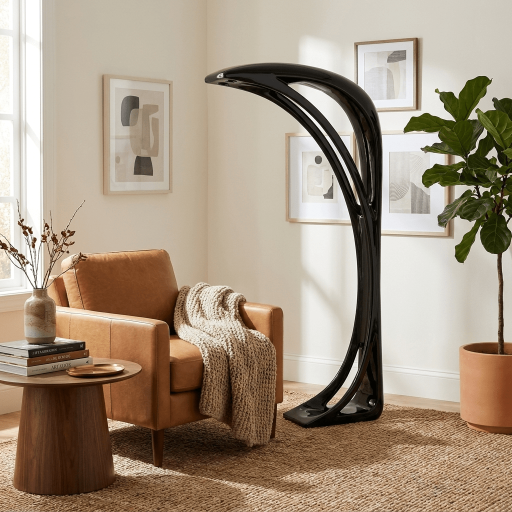 Obsidian Curve vloerlamp