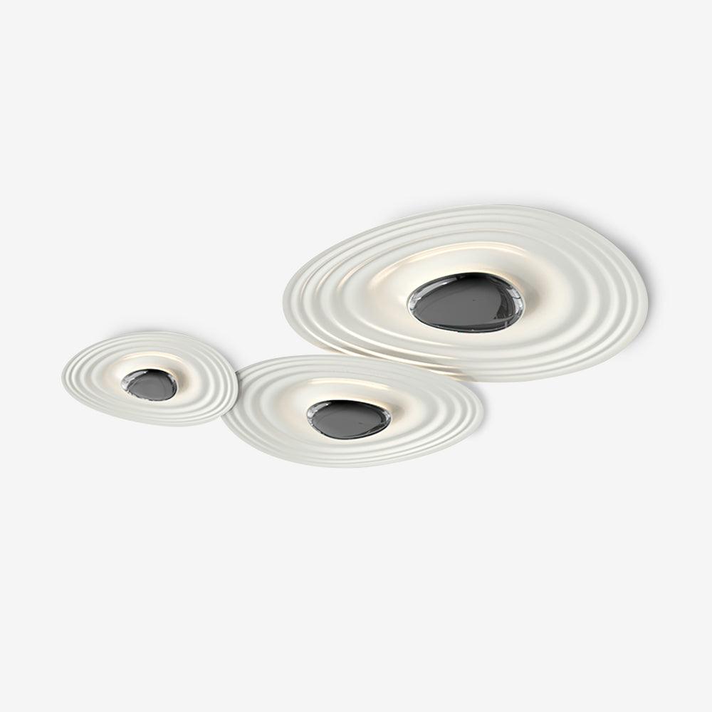 Idra plafondlamp Ripple Ring Modern sculpturaal