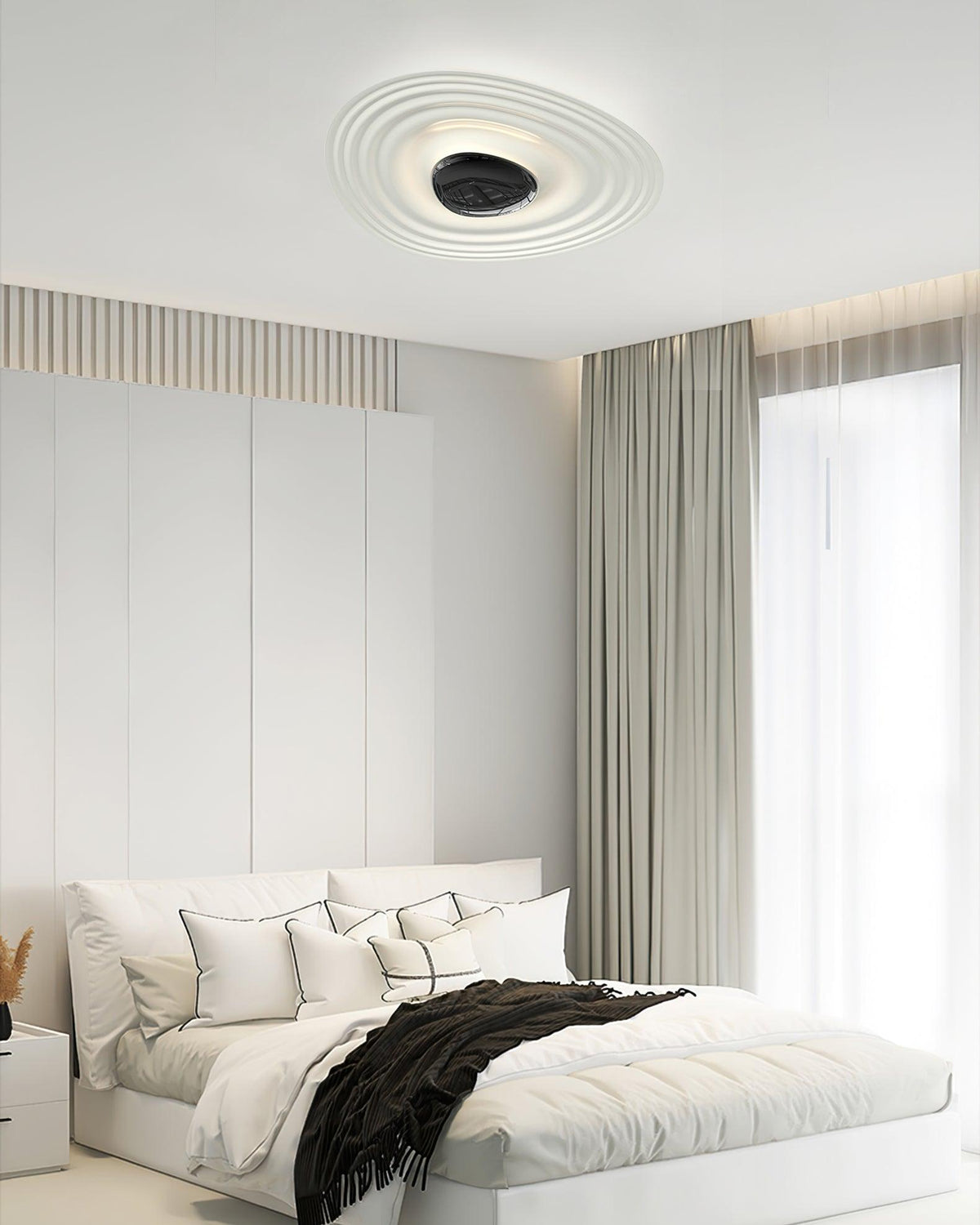 Idra plafondlamp Ripple Ring Modern sculpturaal