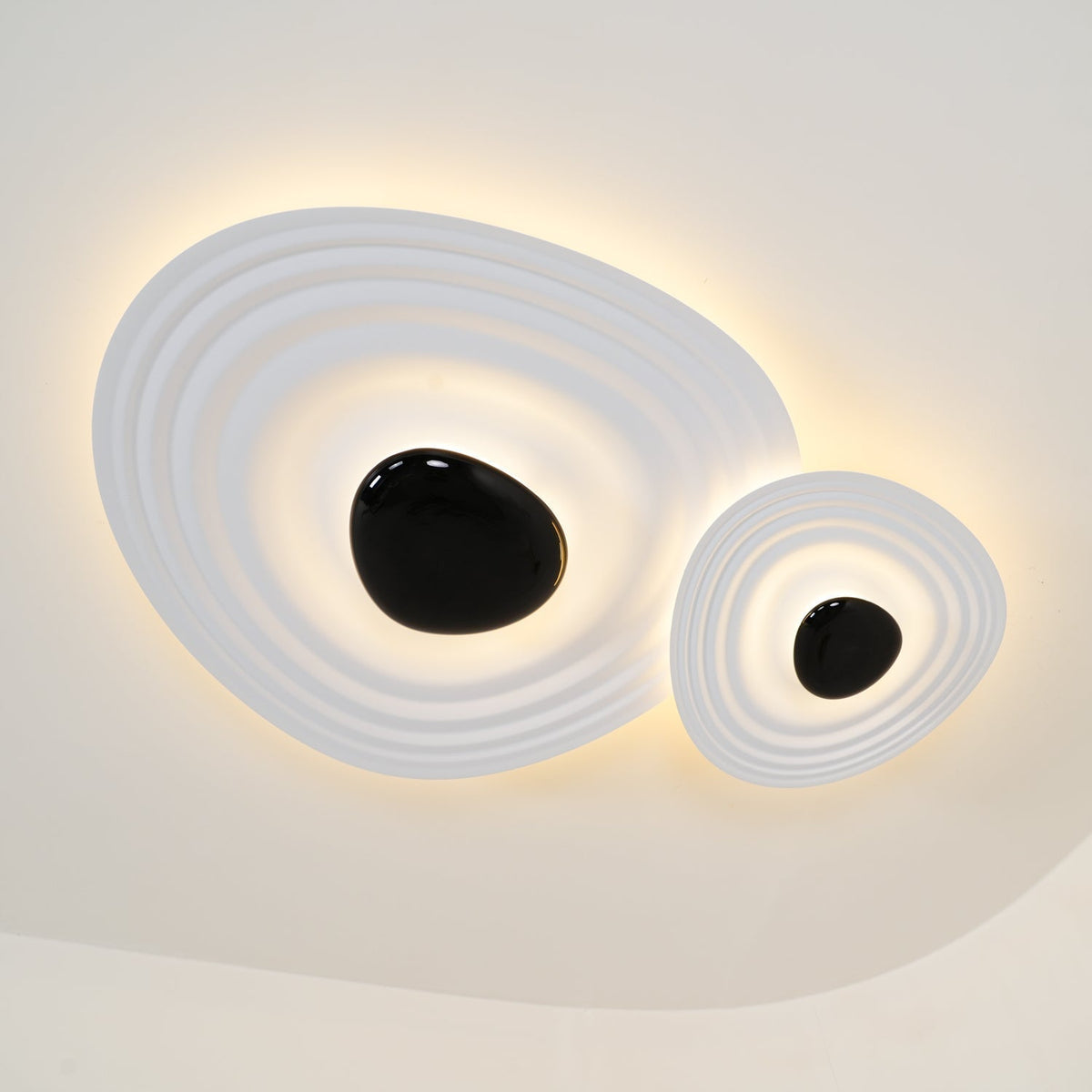 Idra plafondlamp Ripple Ring Modern sculpturaal