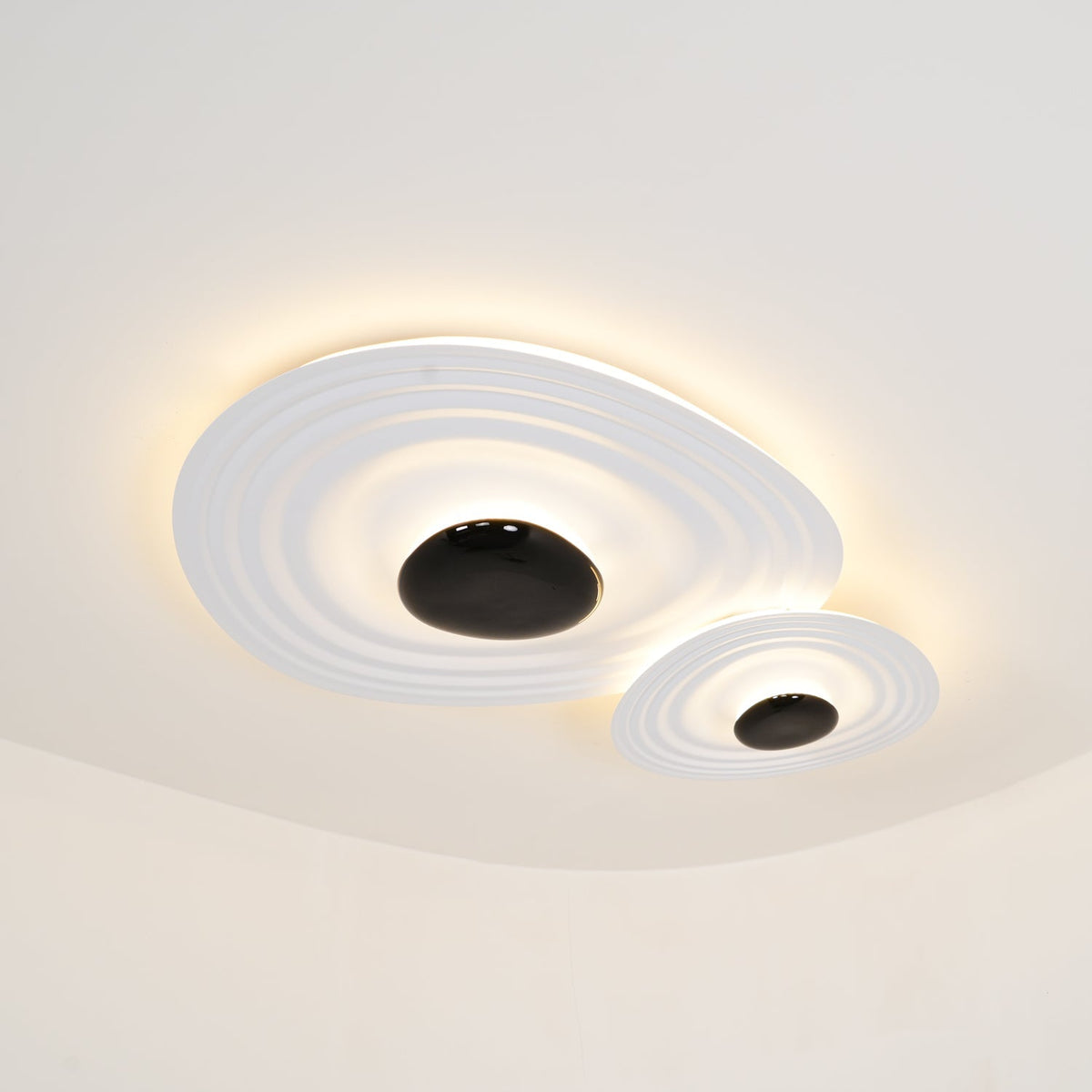 Idra plafondlamp Ripple Ring Modern sculpturaal