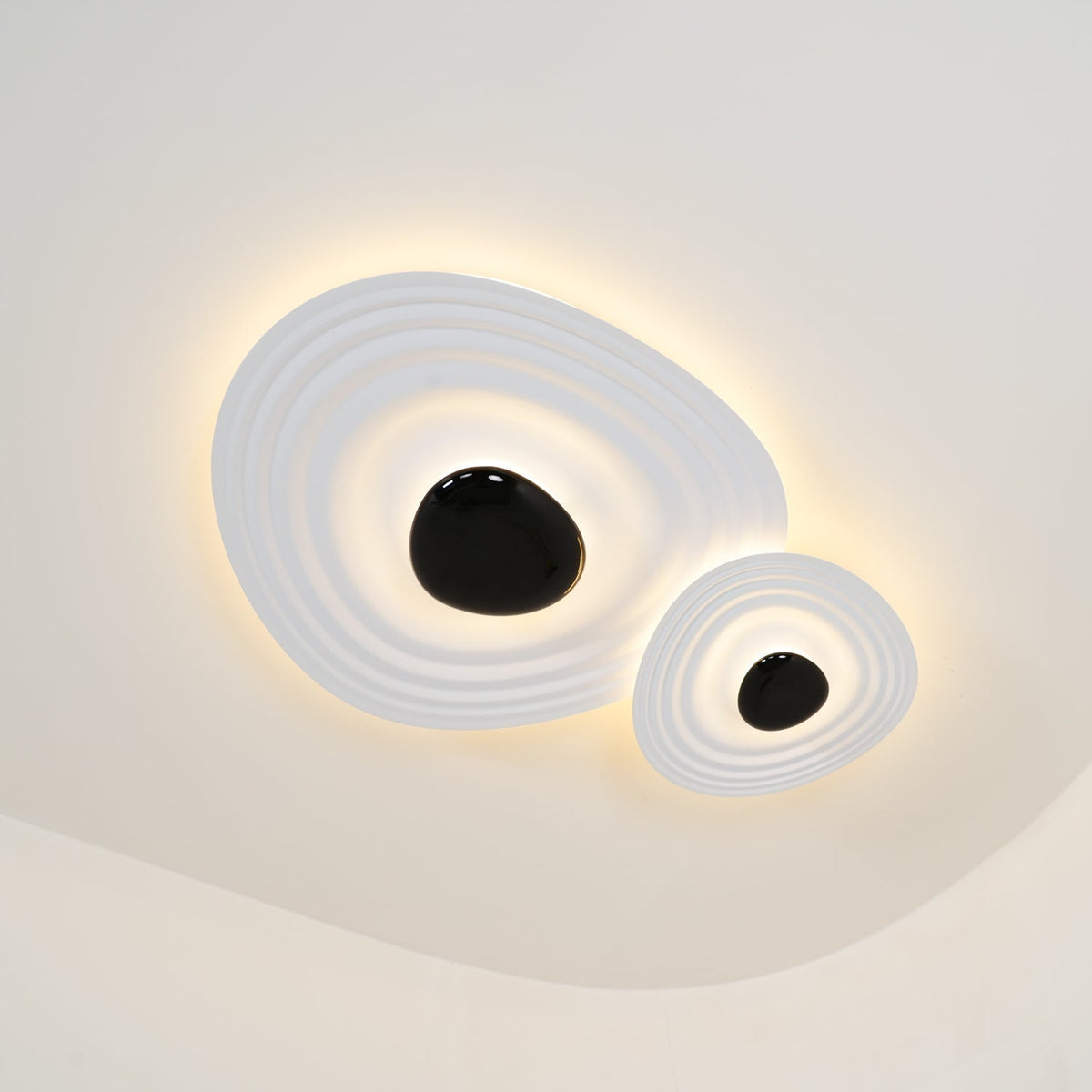 Idra plafondlamp Ripple Ring Modern sculpturaal