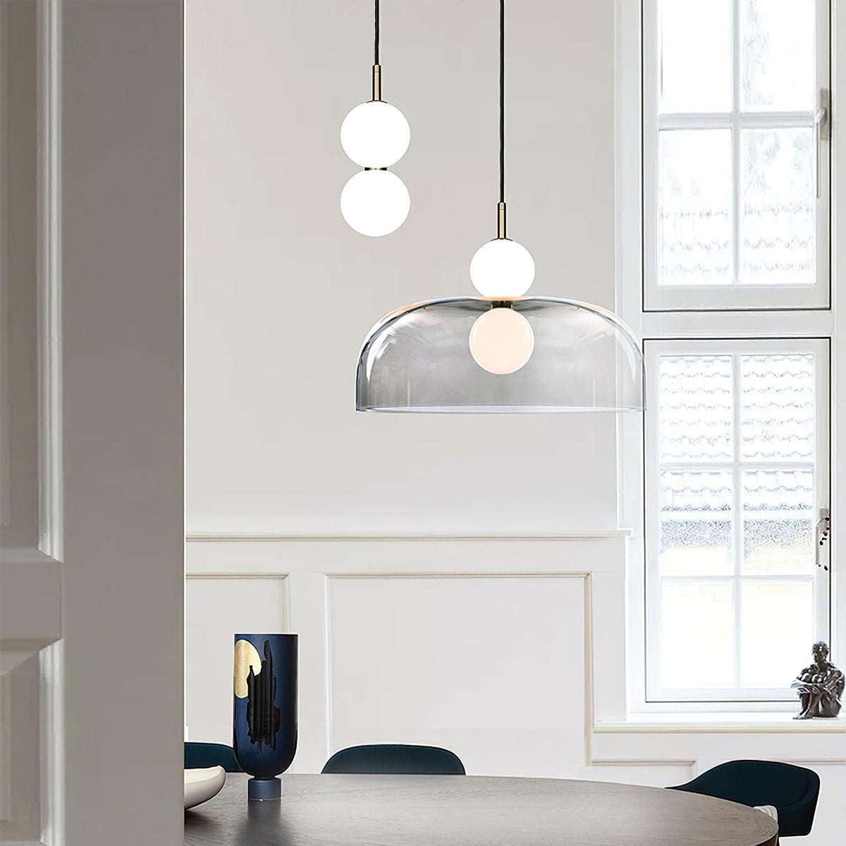 Celelia moderne minimalistische hanglamp van glas