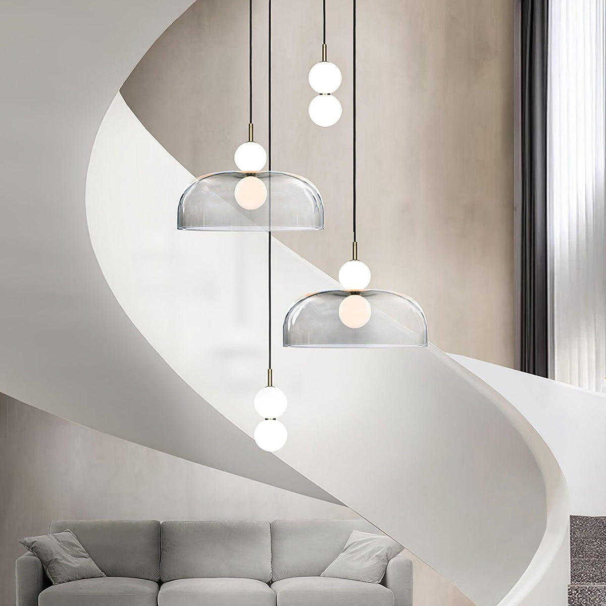 Celelia moderne minimalistische hanglamp van glas