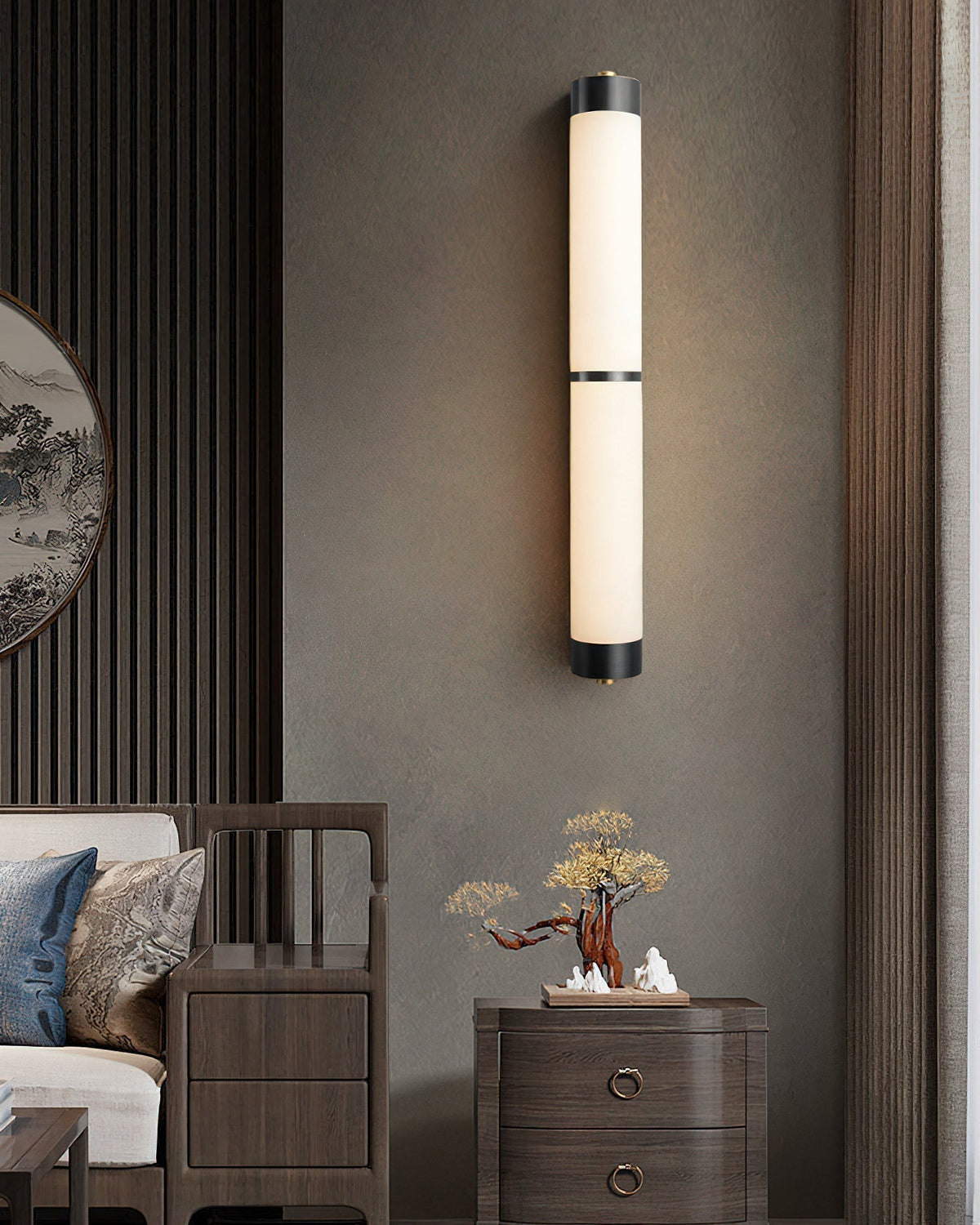 Eirarelle albasten wandlamp