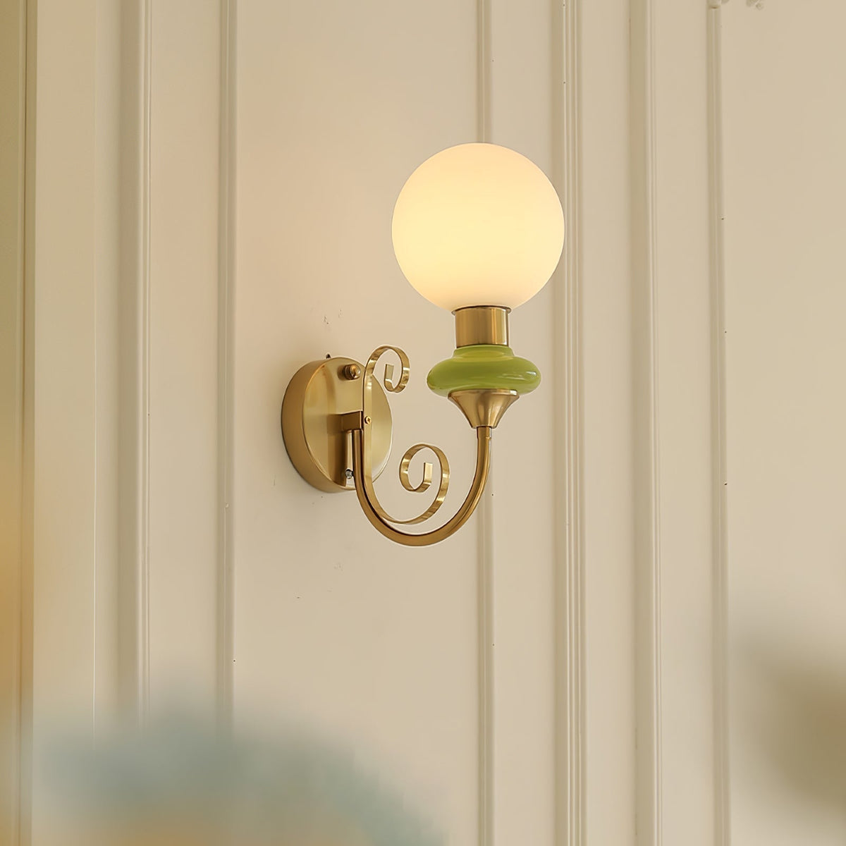 Bela Premium Noordse kunst glazen wandlamp