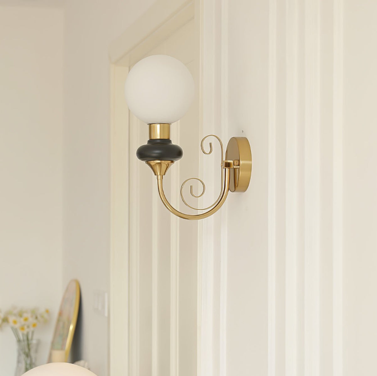 Bela Premium Noordse kunst glazen wandlamp