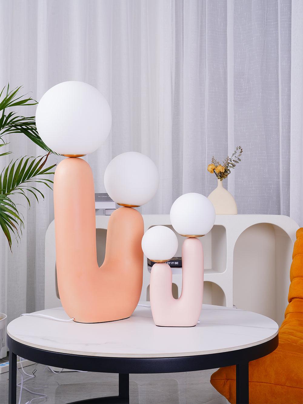 Elyrain kunstzinnige hars tafellamp