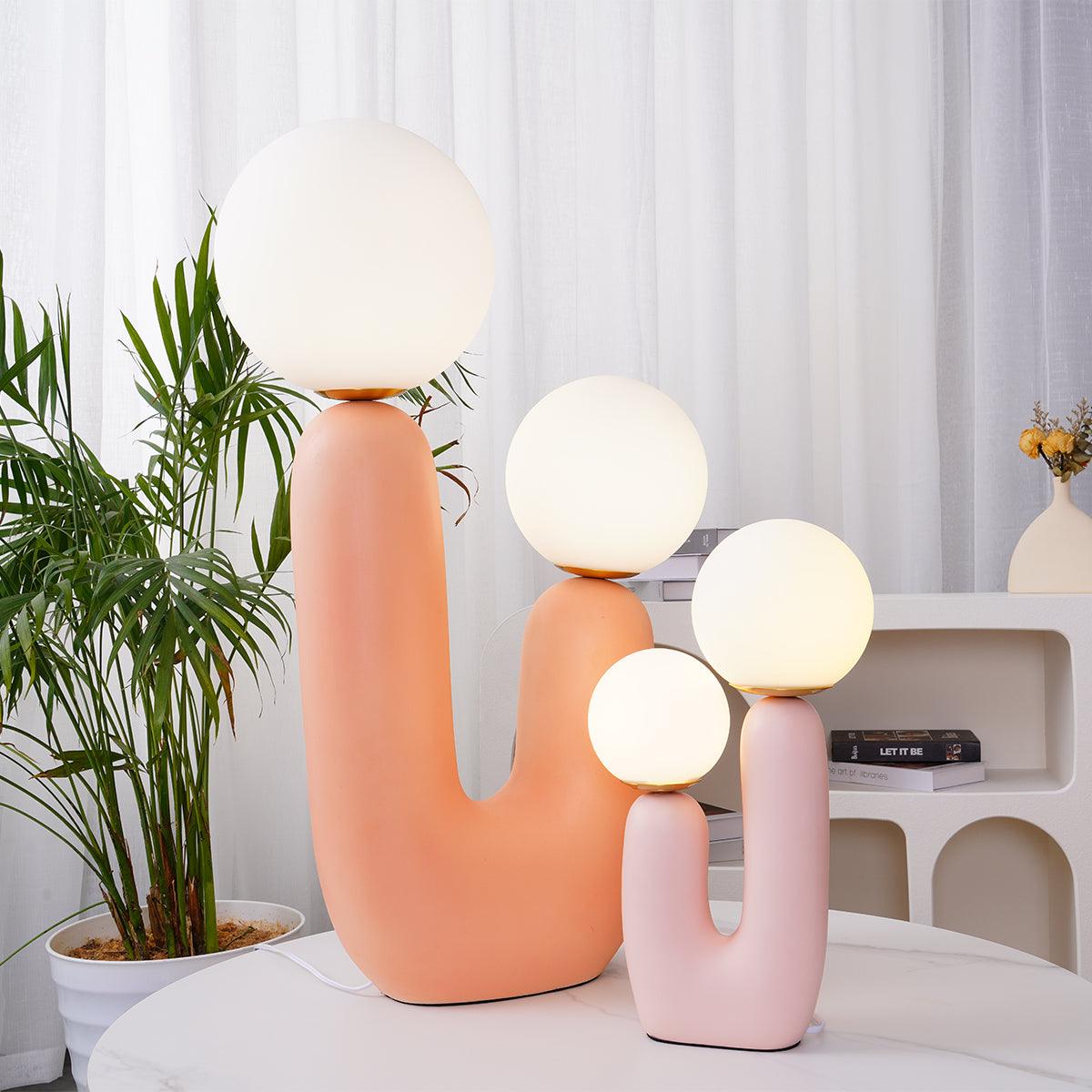 Elyrain kunstzinnige hars tafellamp
