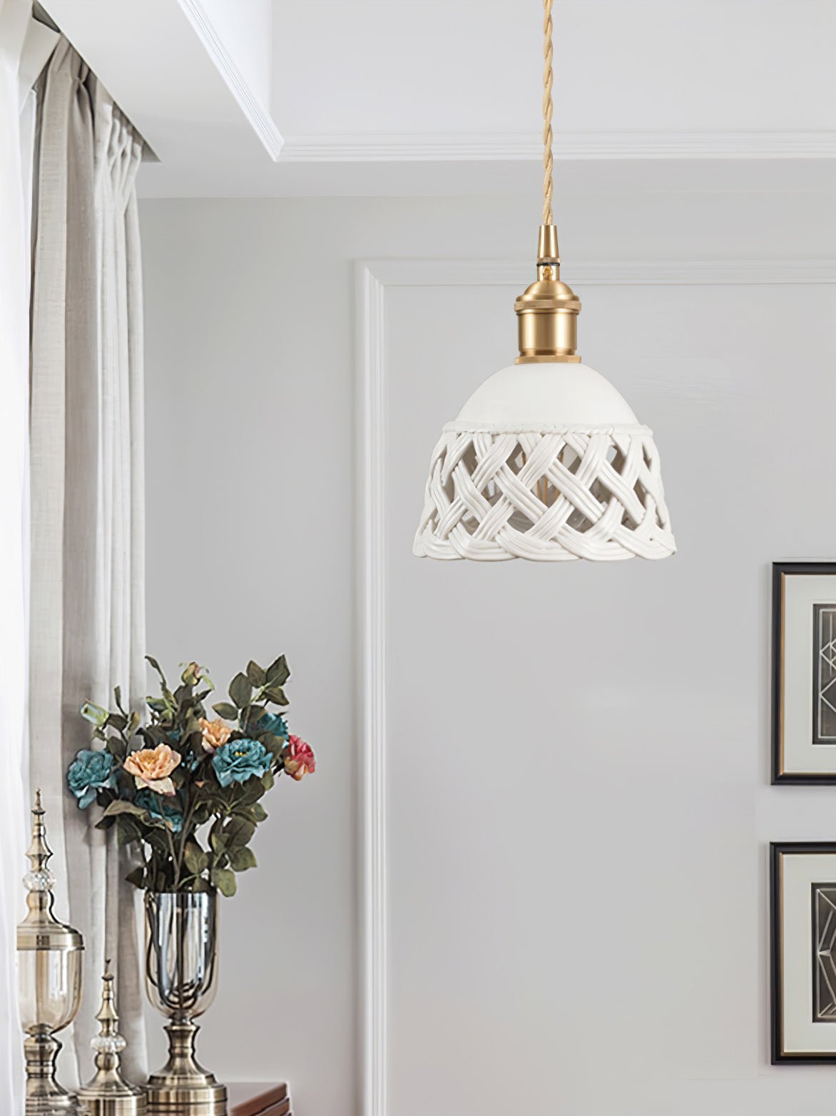 Eliielle keramische Cozy hanglamp