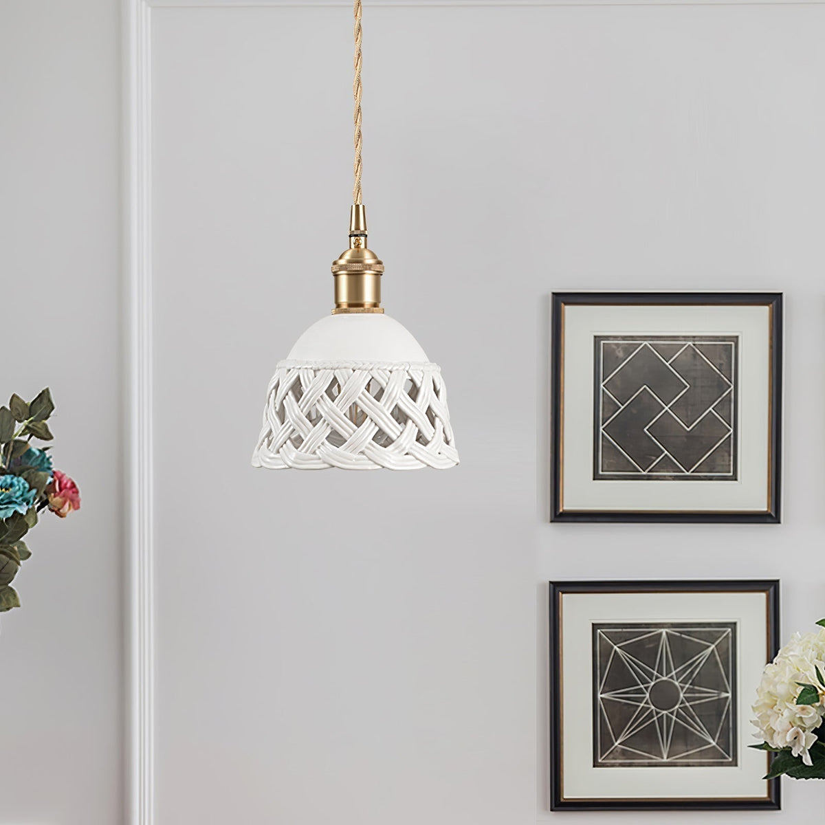 Seluna keramische hanglamp