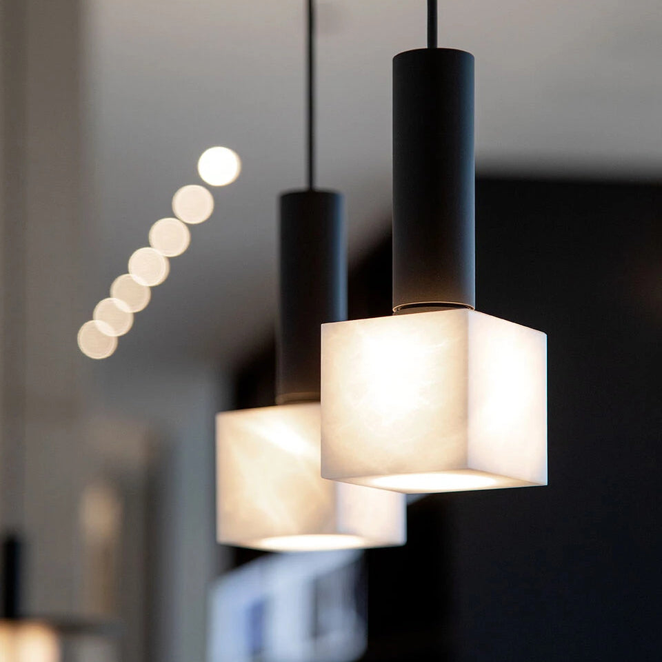 Lymiror hanglamp van albast