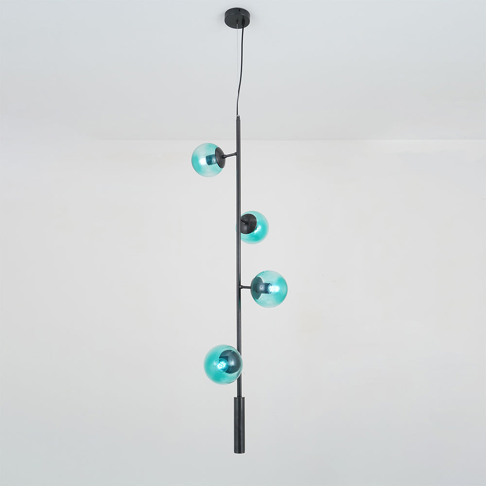 Erevia Moderne hanglamp van messing met glas